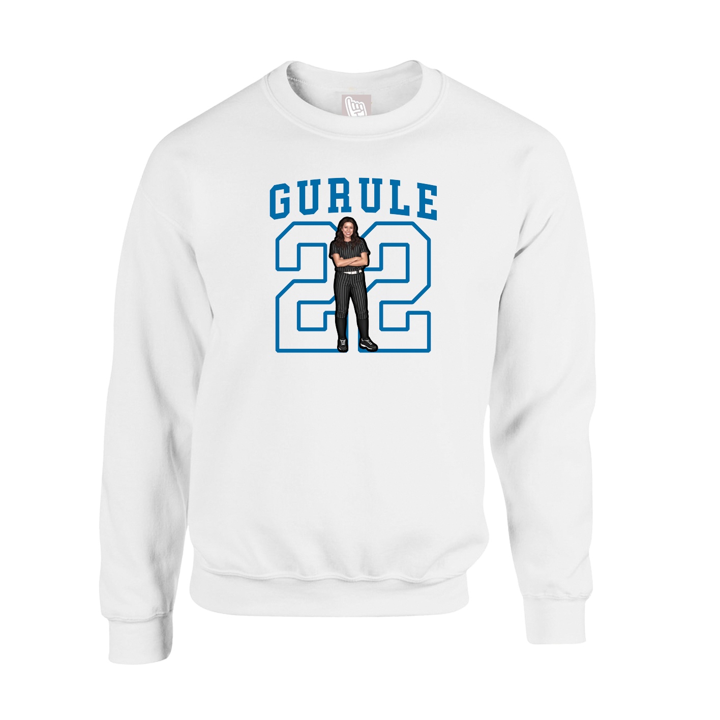 Fleece Crew — Shirsey in White