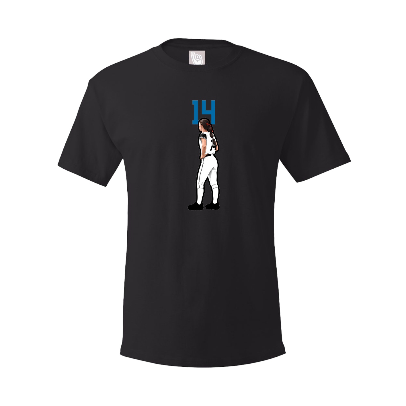 Tee — Number Top in Black