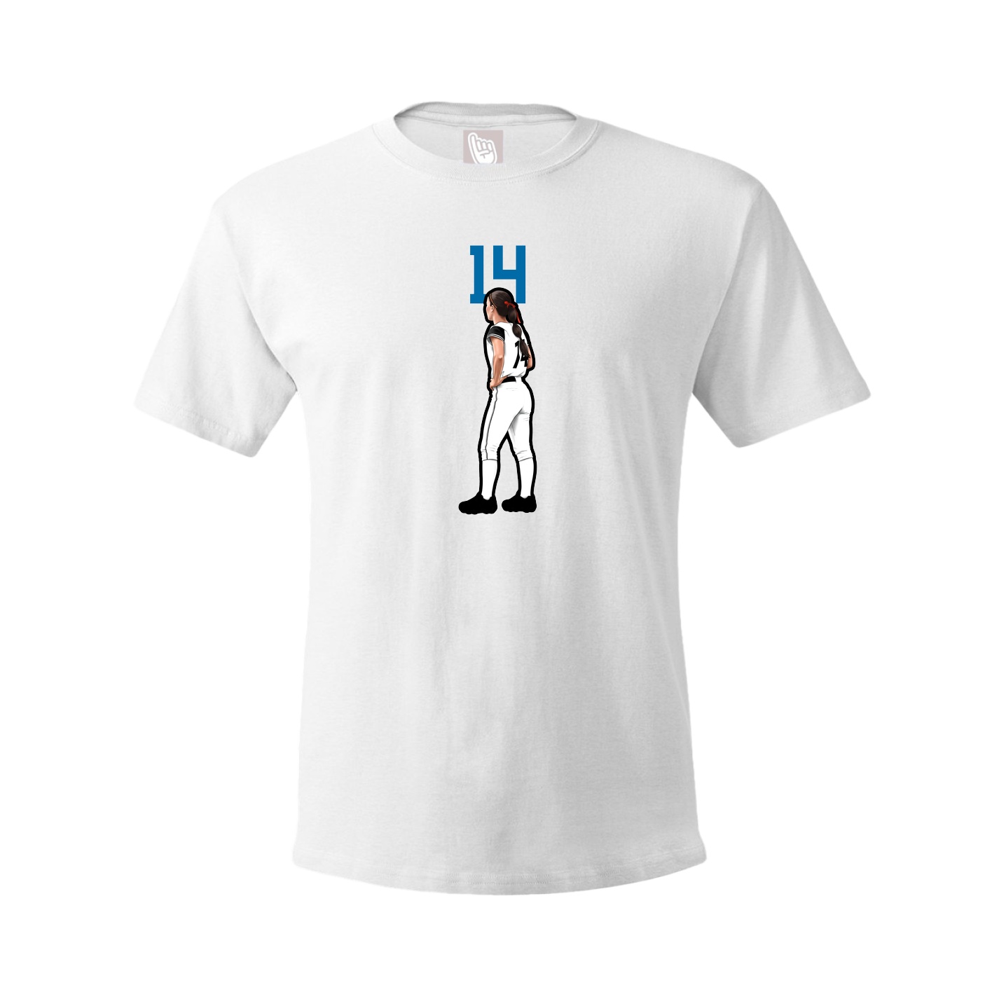 Tee — Number Top in White