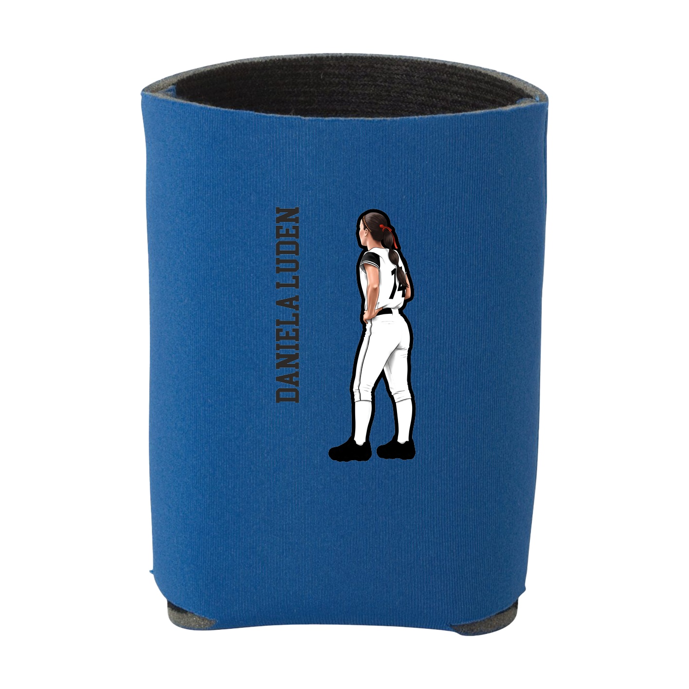 Can Holder — Name Vertical in Royal
