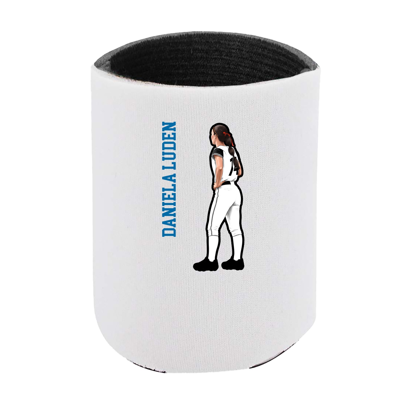 Can Holder — Name Vertical in White