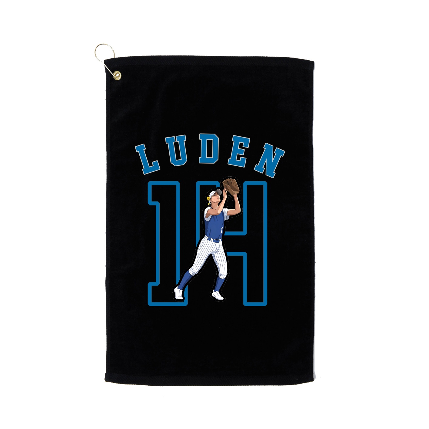 Golf Towel — Shirsey Arch in Black