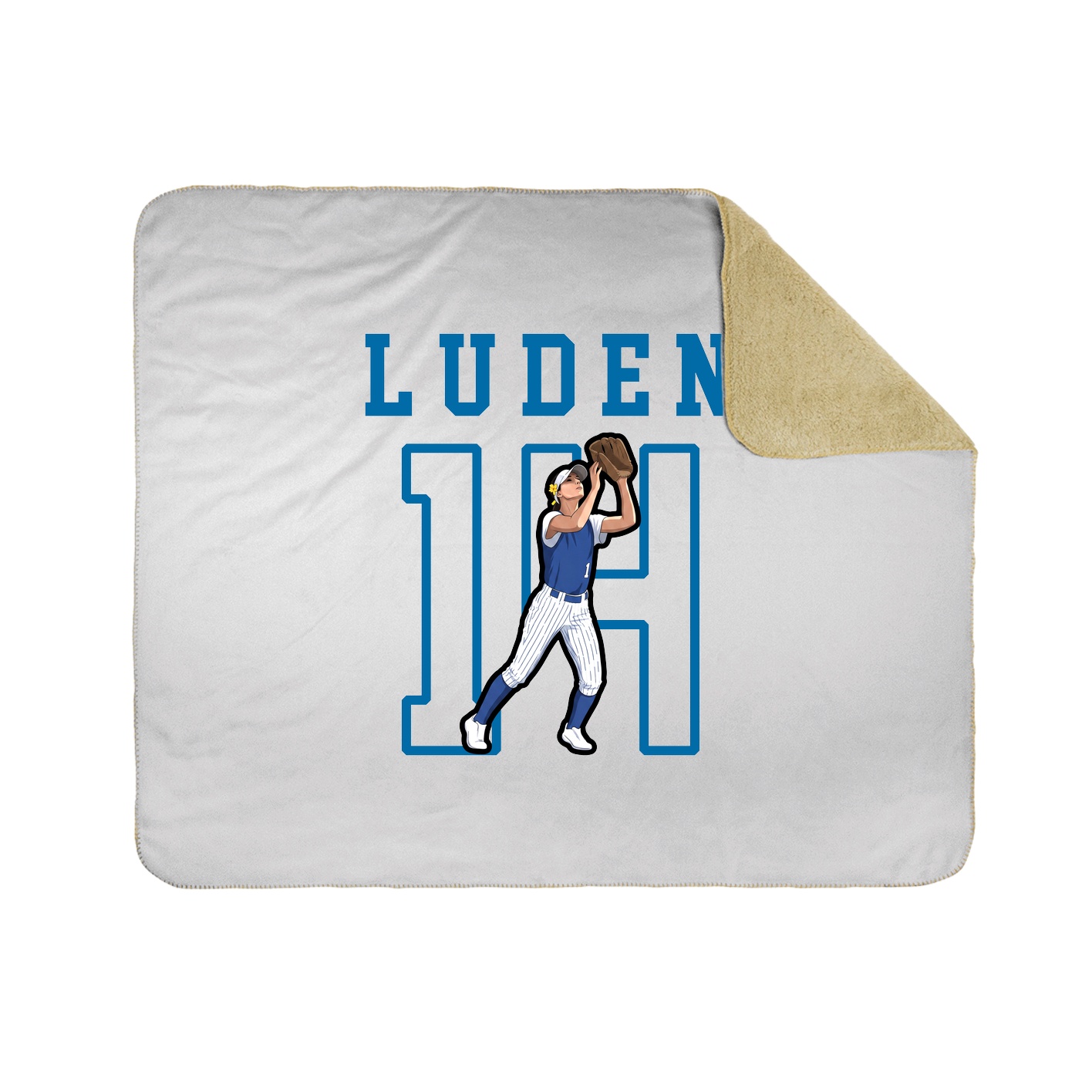 Throw Blanket — Shirsey in White