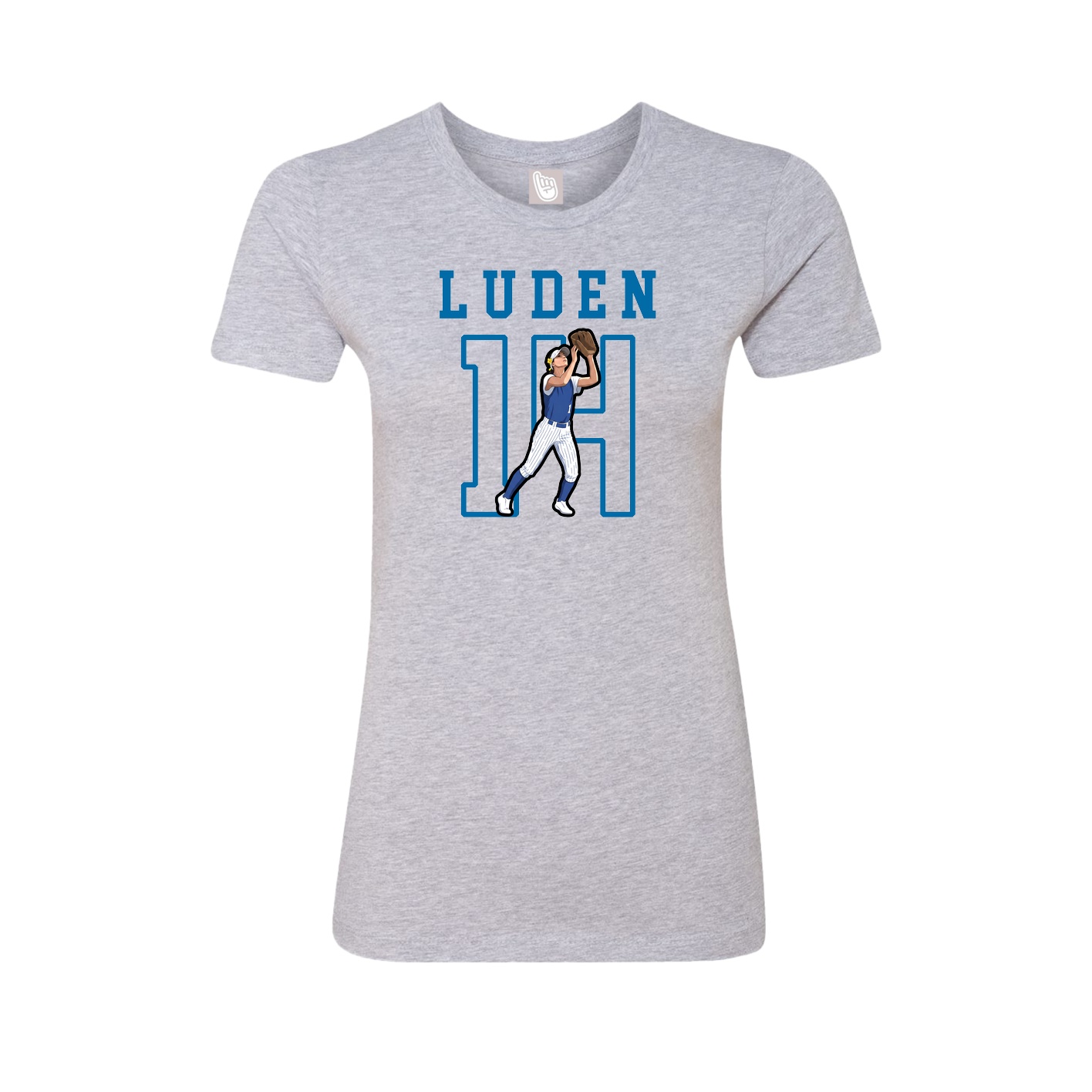 Fitted Women's Tee — Shirsey in Grey