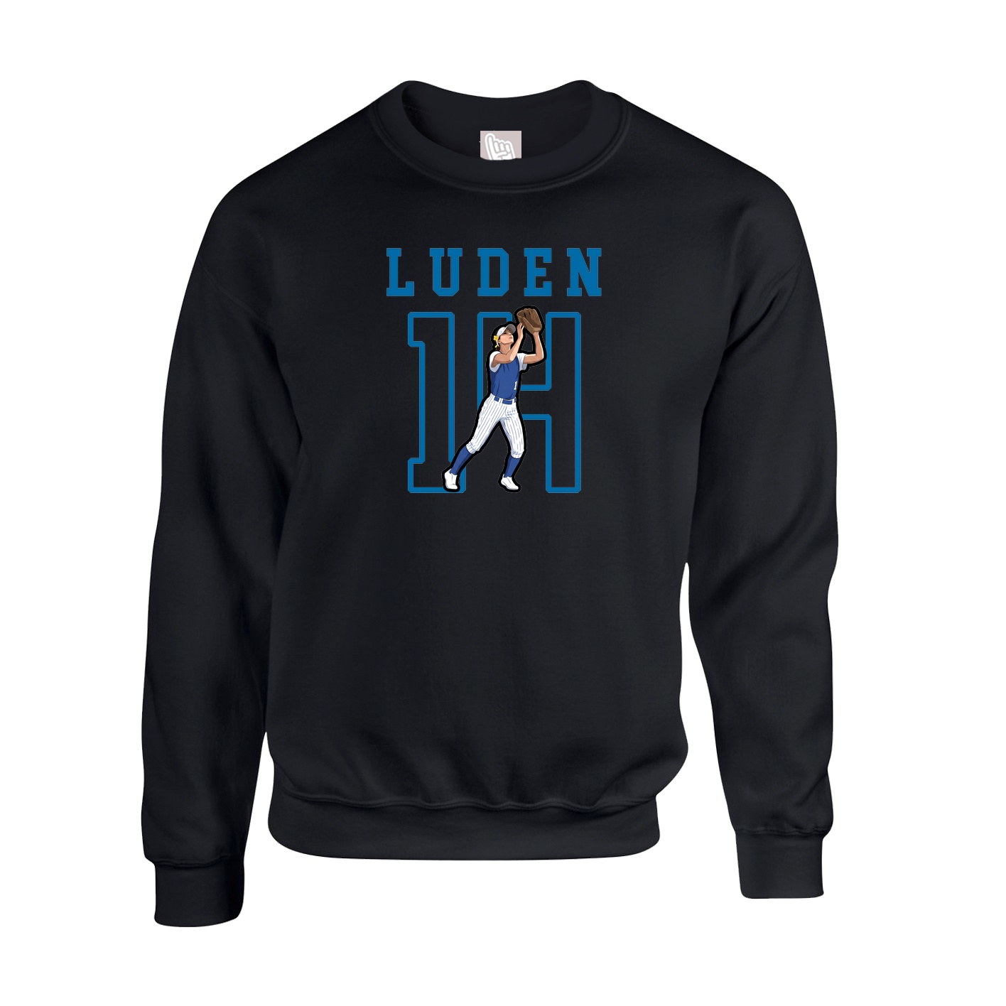 Fleece Crew — Shirsey in Black