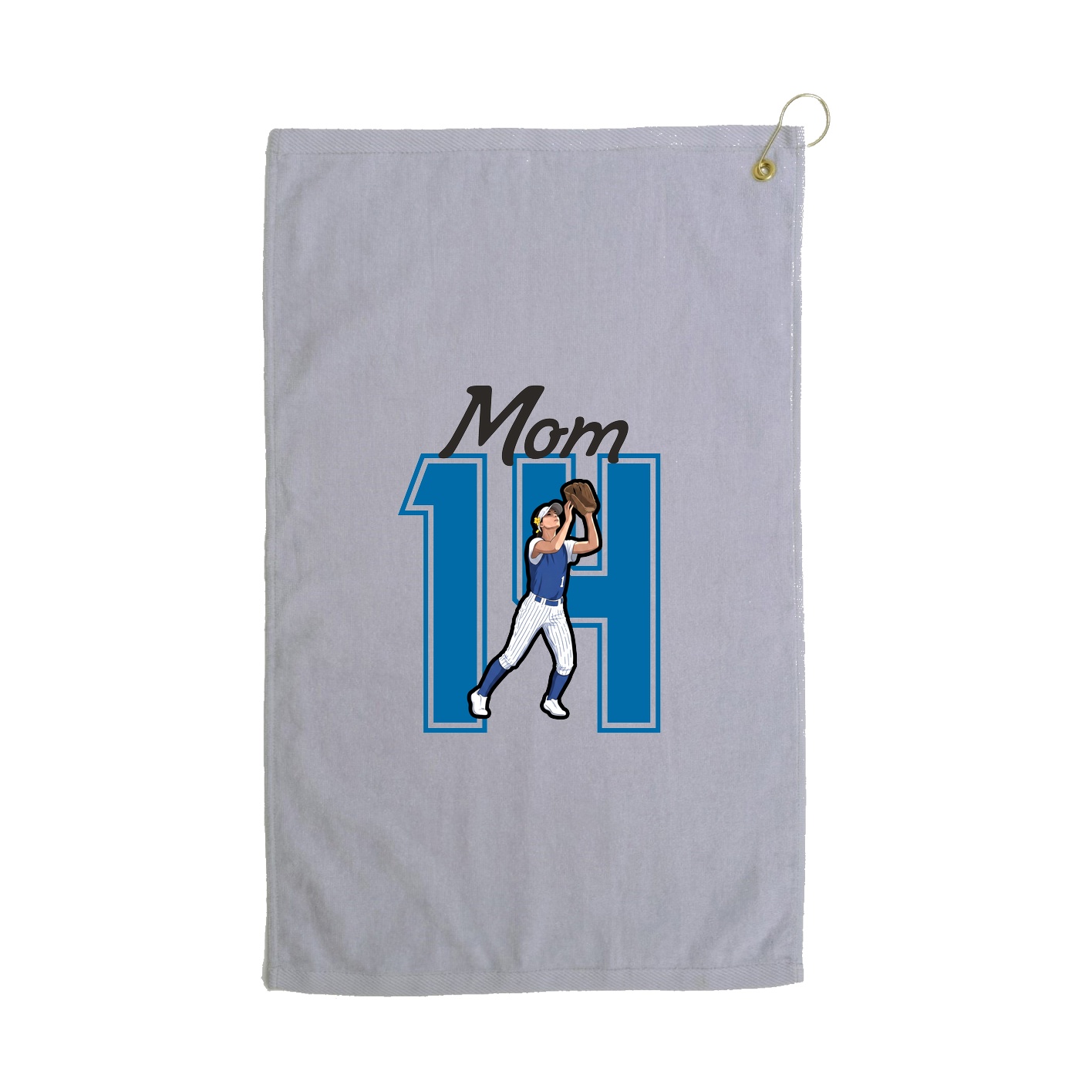 Golf Towel — Mothers Day Shirsey in Grey