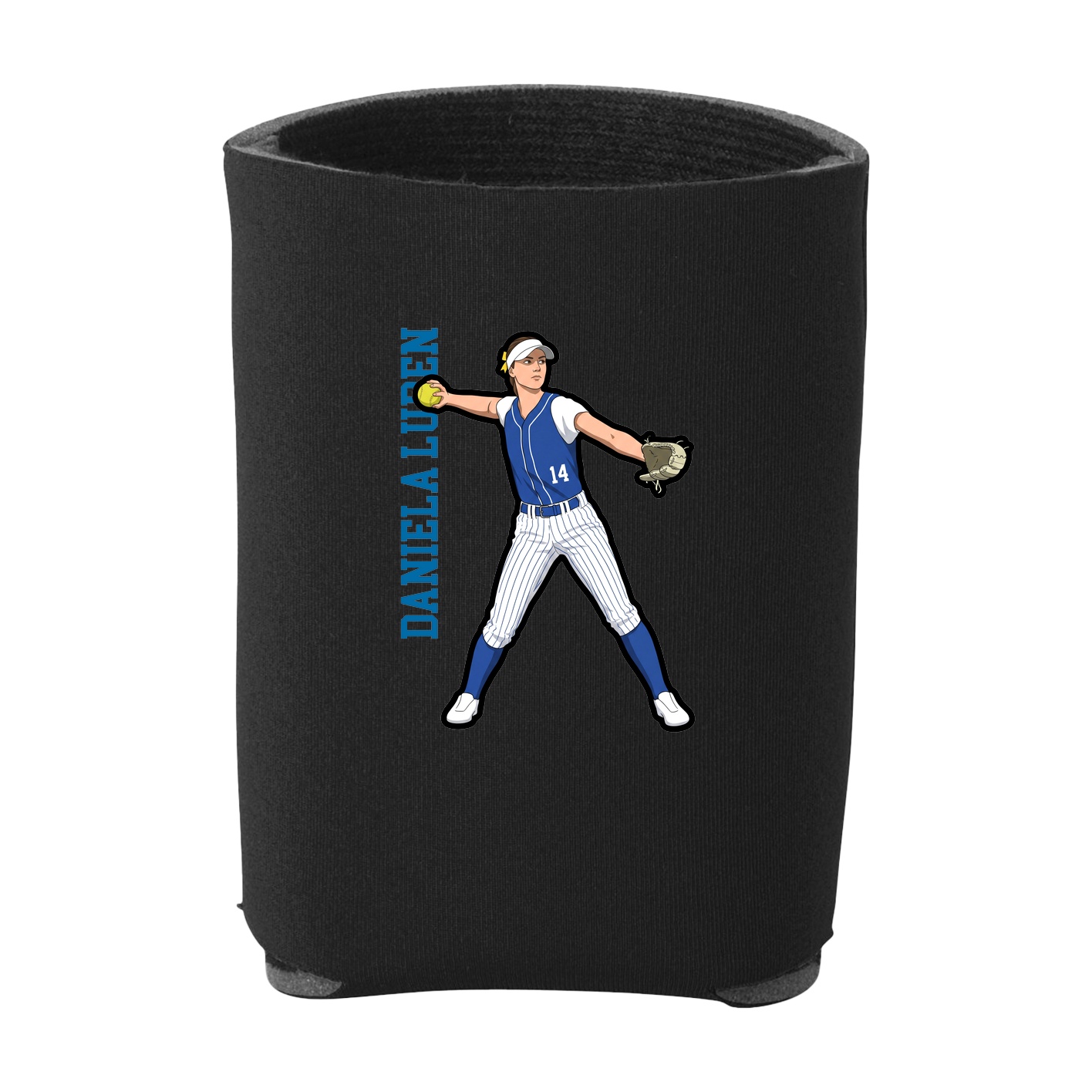 Can Holder — Name Vertical in Black