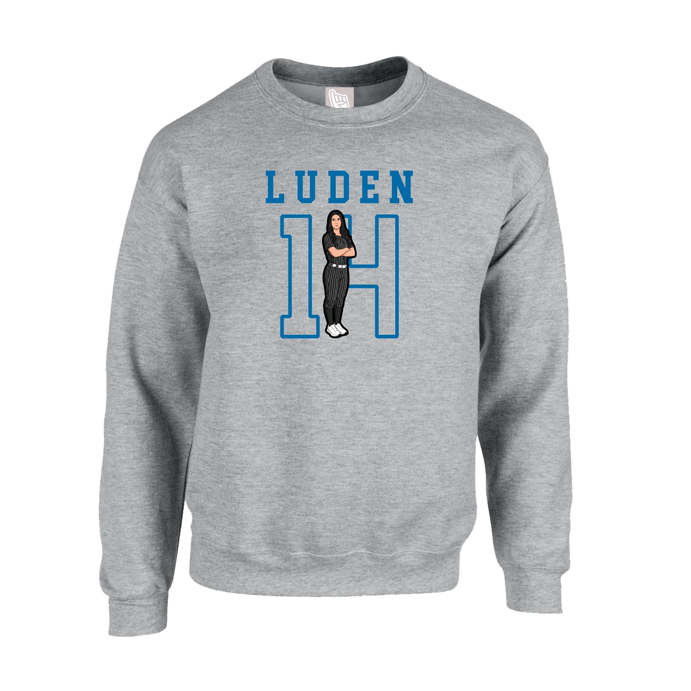 Fleece Crew — Shirsey in Grey