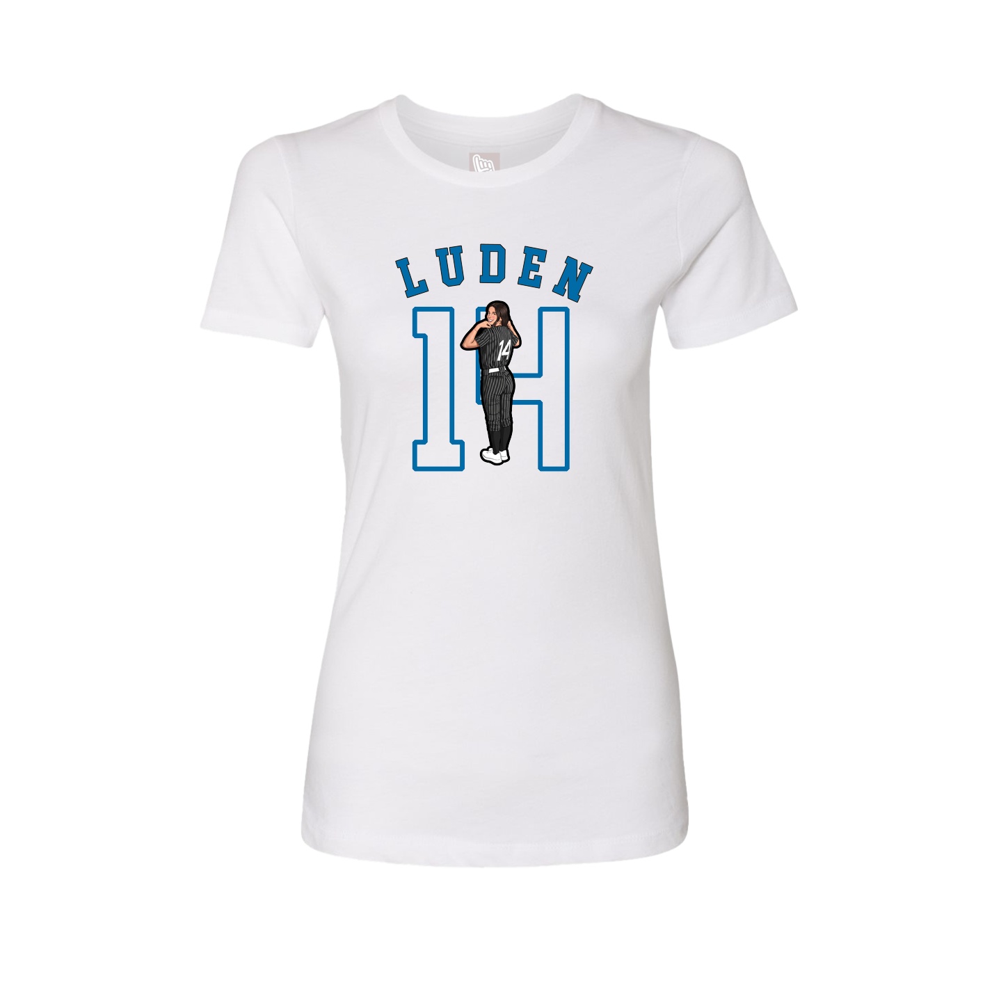 Womens Tee — Shirsey Arch in White