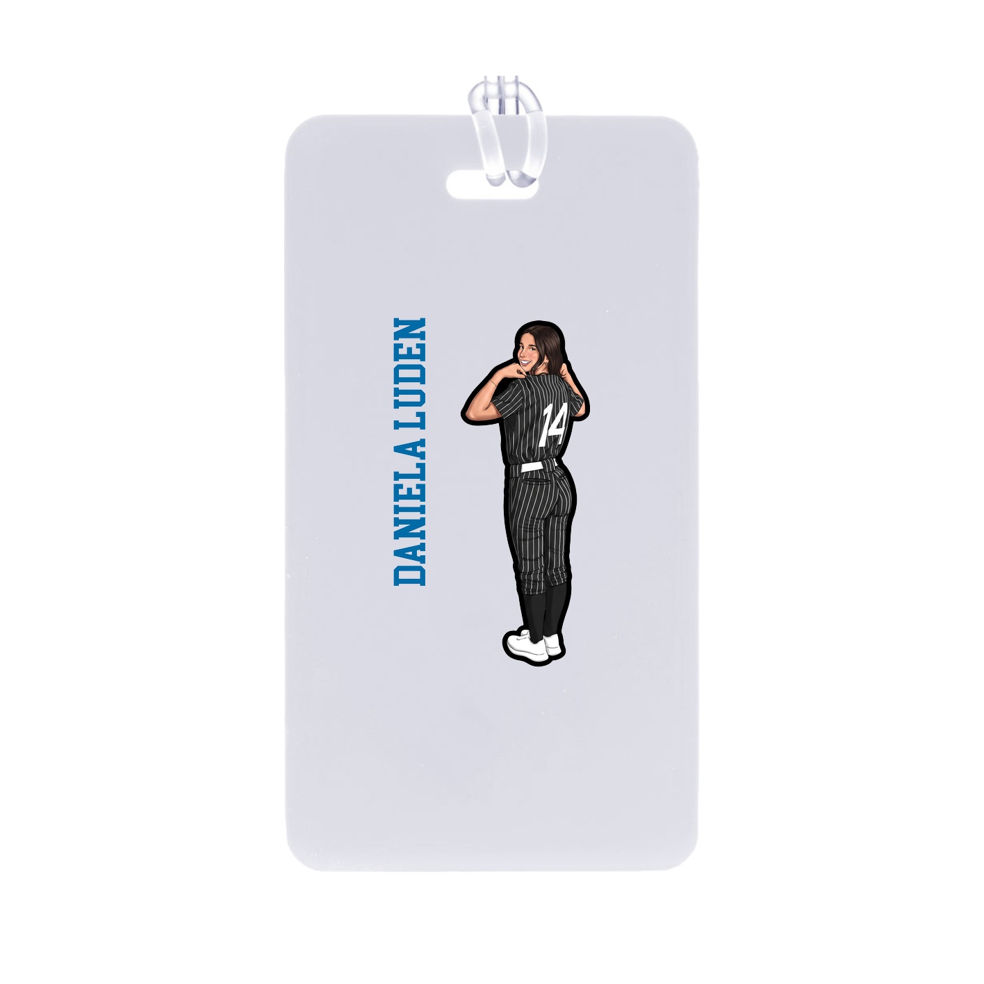 Bag Tag — Name Vertical in Classic