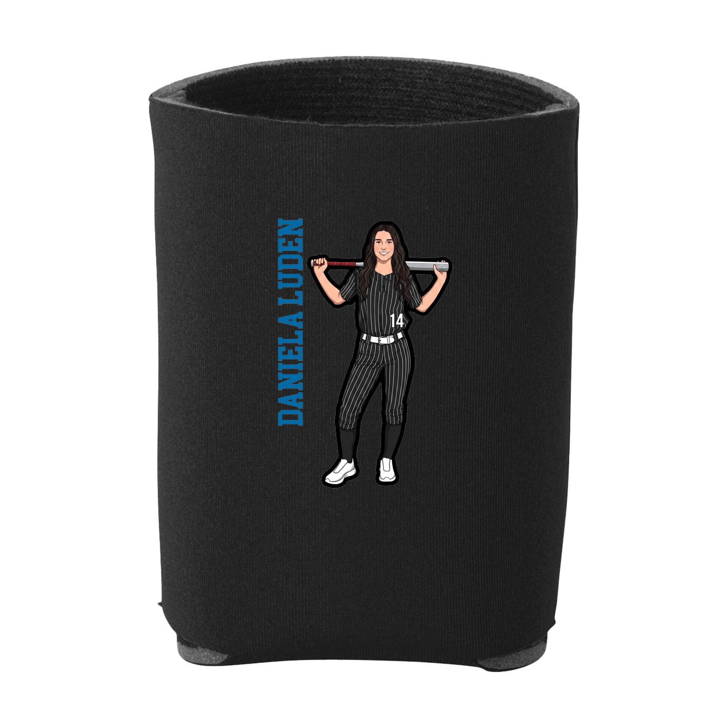 Can Holder — Name Vertical in Black