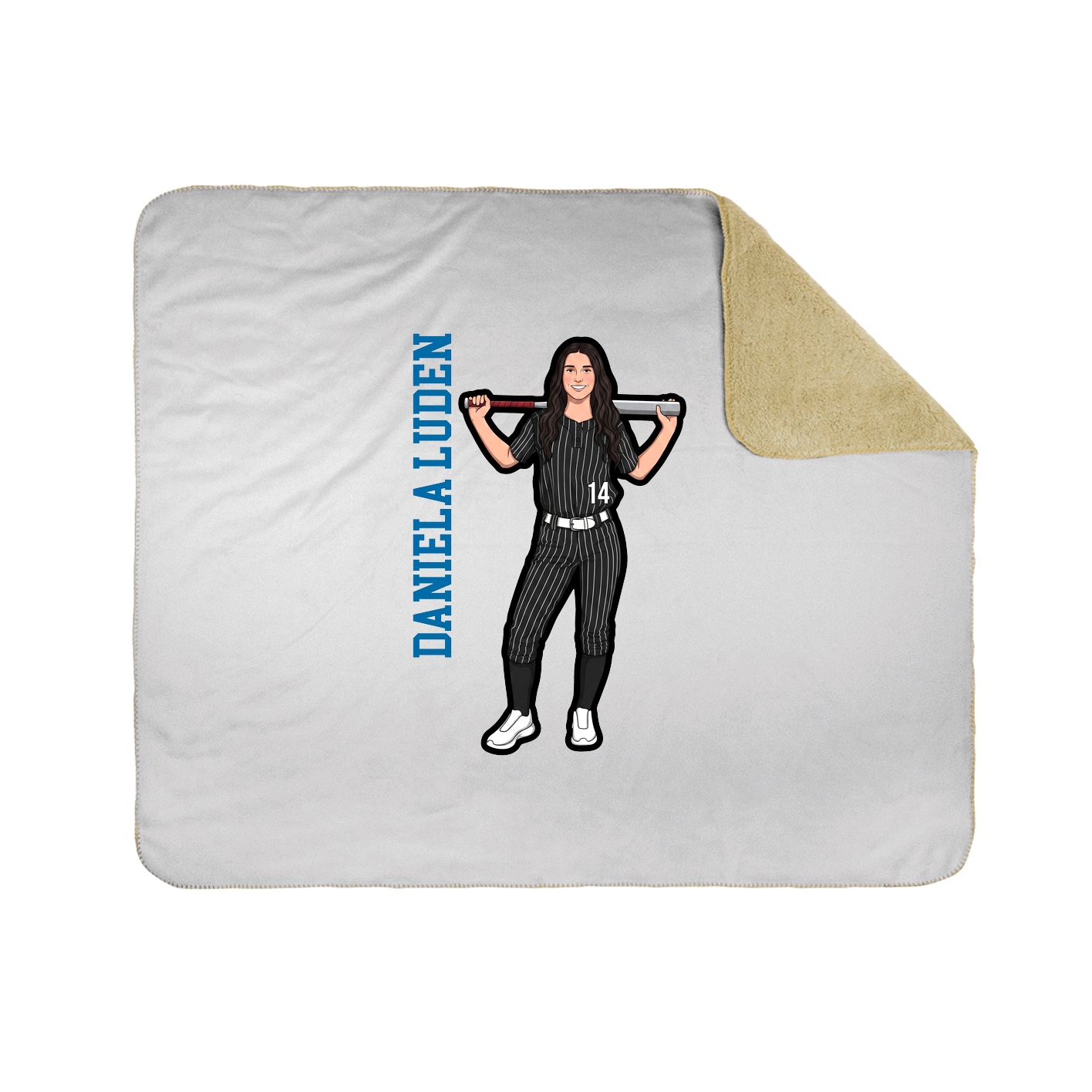50x60 Sherpa Lined Throw Blanket
