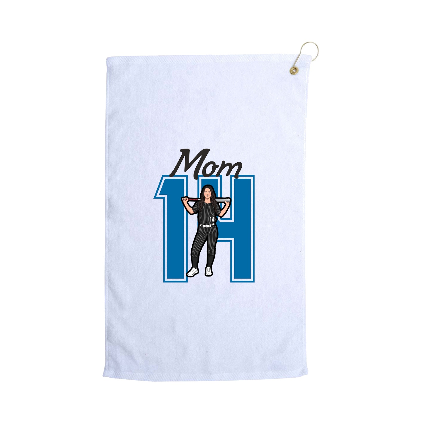 Golf Towel — Mothers Day Shirsey in White