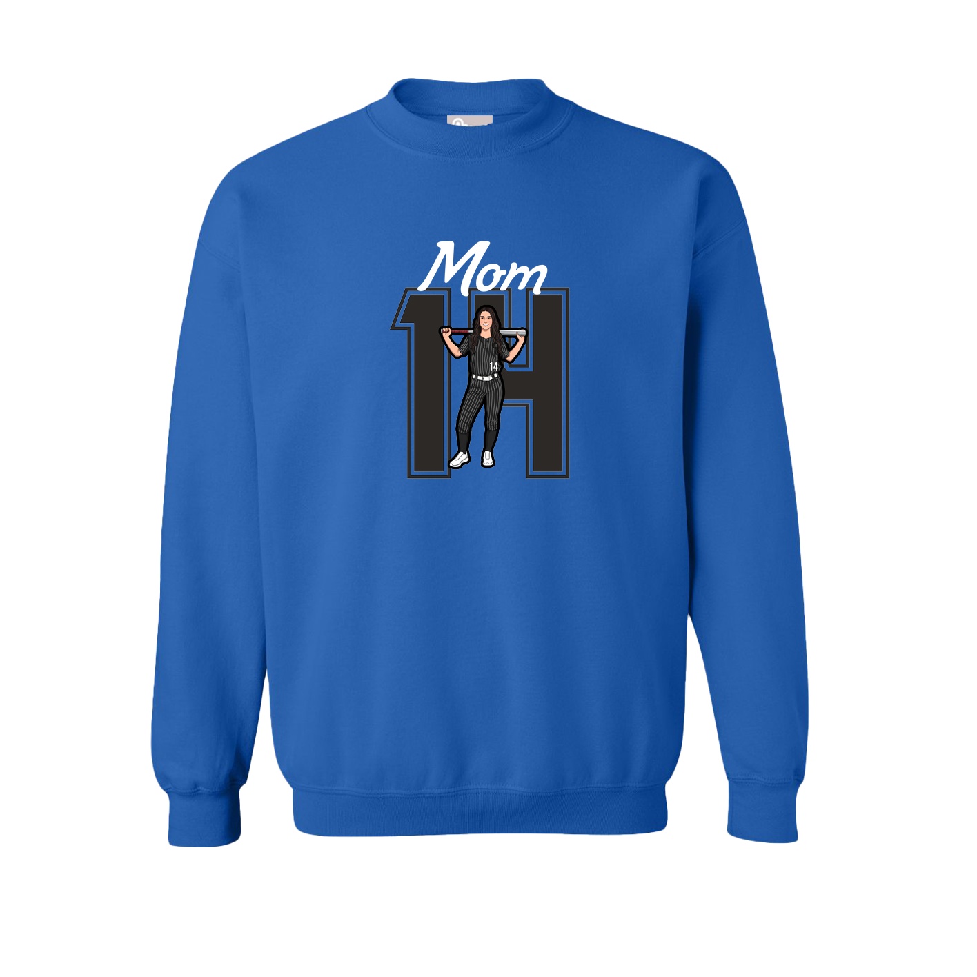 Fleece Crew — Mothers Day Shirsey in Royal