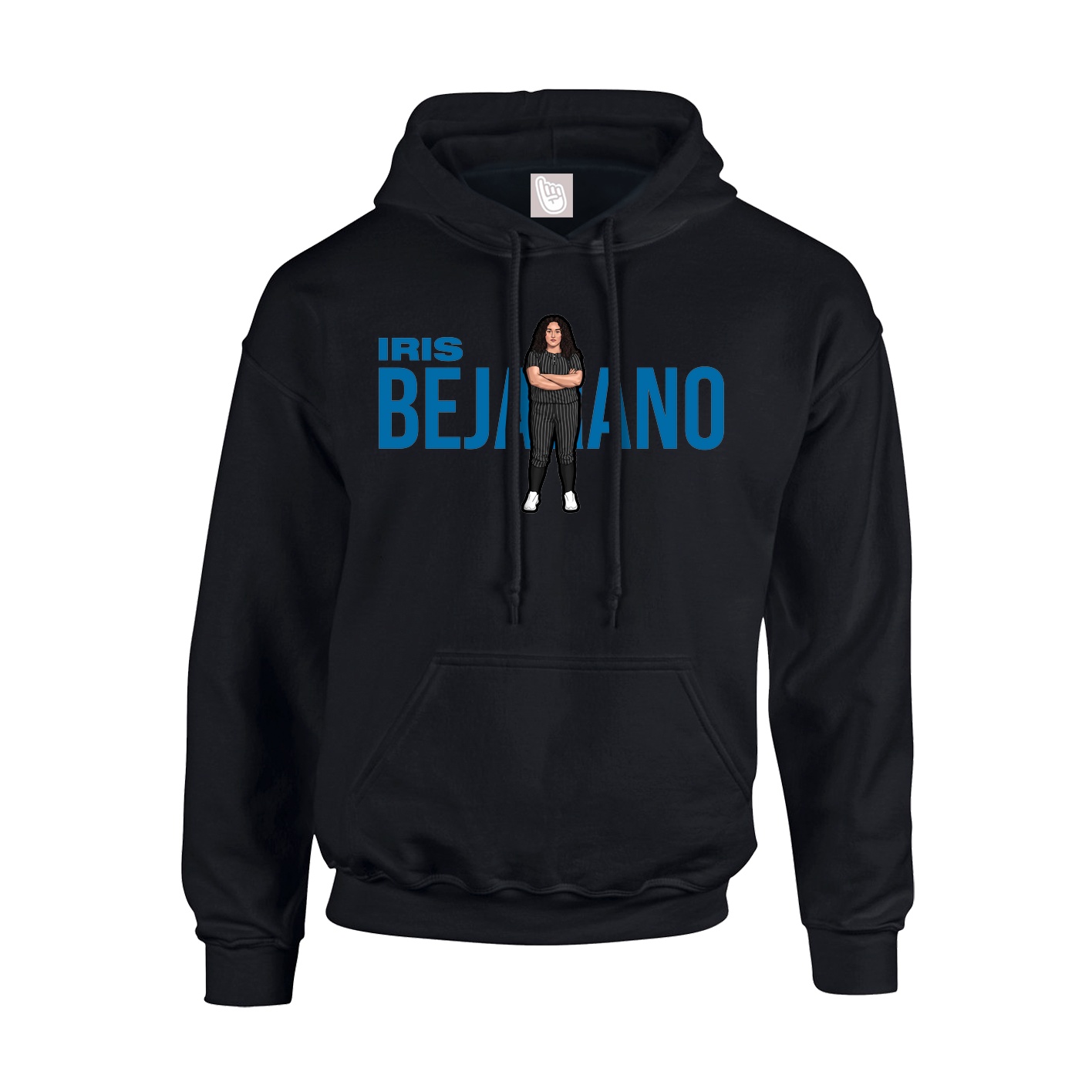Hoodie — Player Name in Black