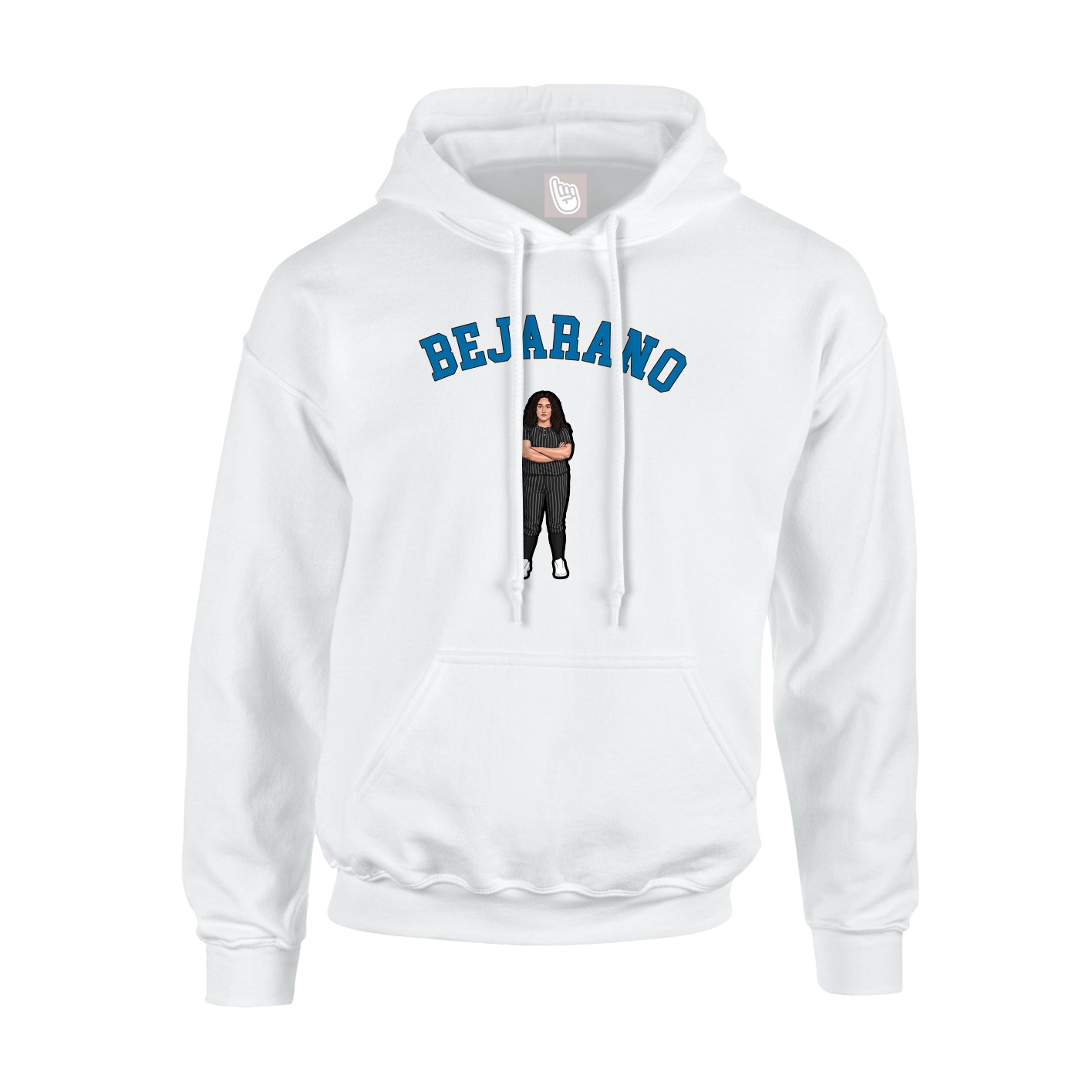 Youth Hoodie — Shirsey Arch in White
