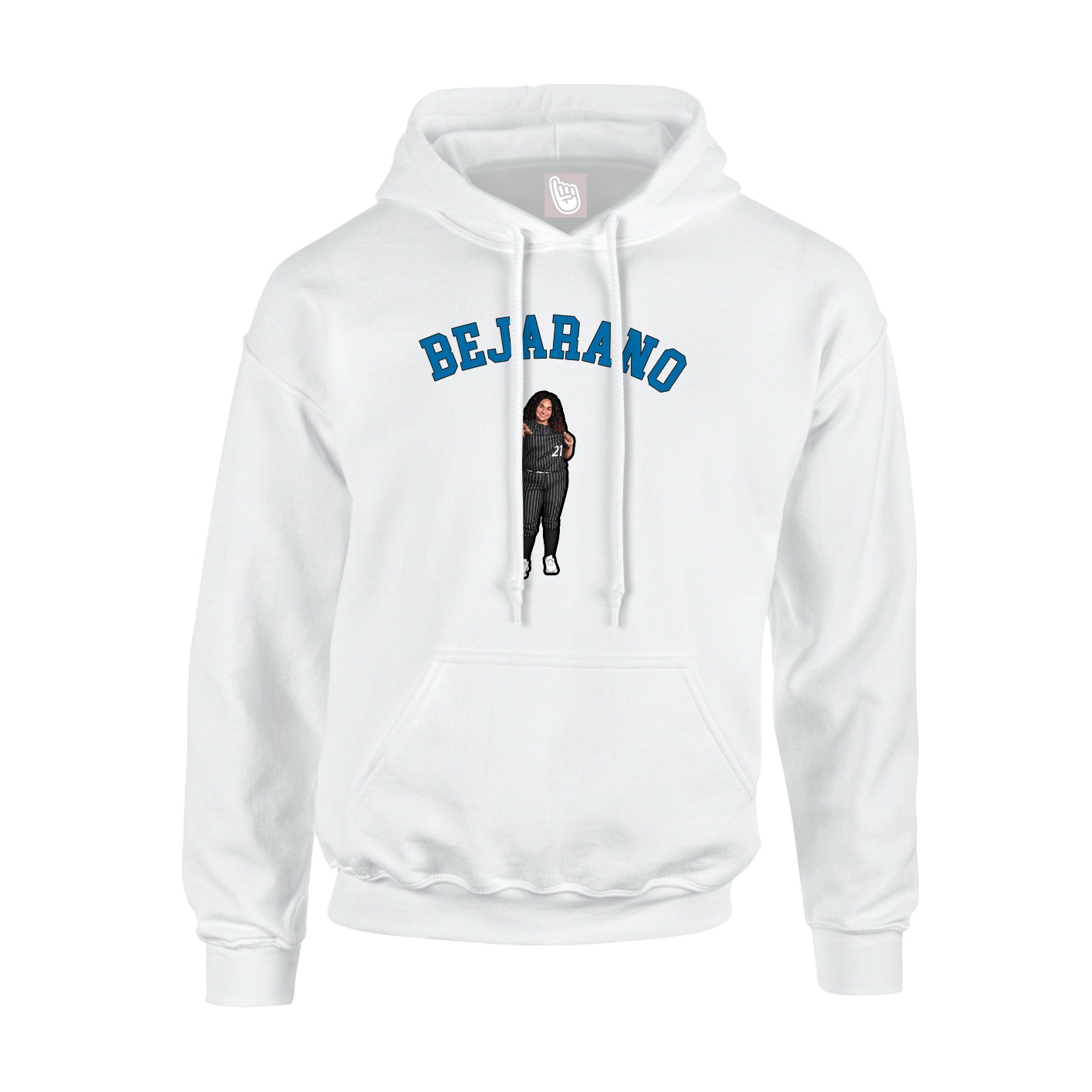 Hoodie — Shirsey Arch in White