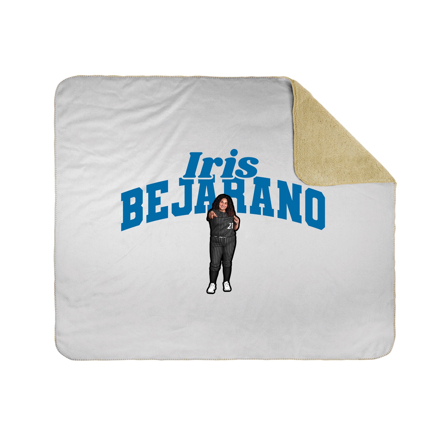 Throw Blanket — Signature Arch in White