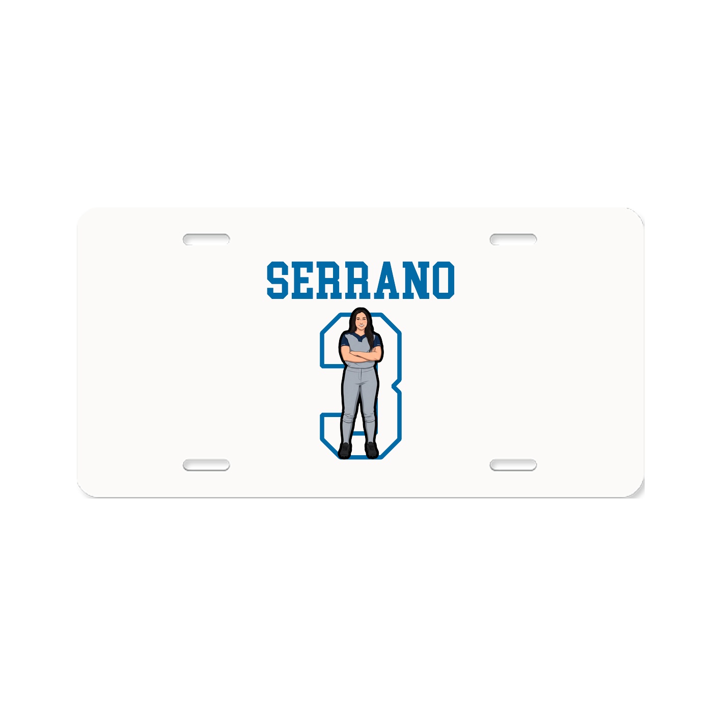 License Plate — Shirsey in Classic