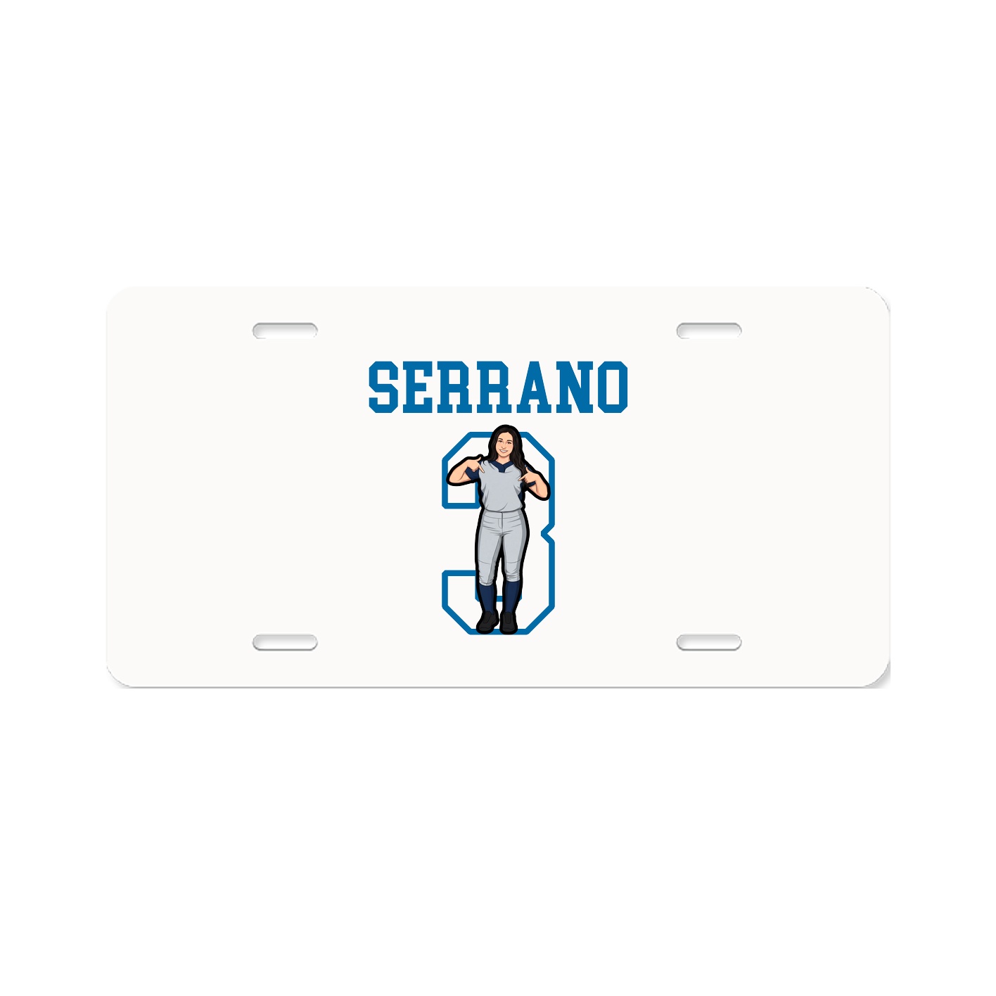 License Plate — Shirsey in Classic