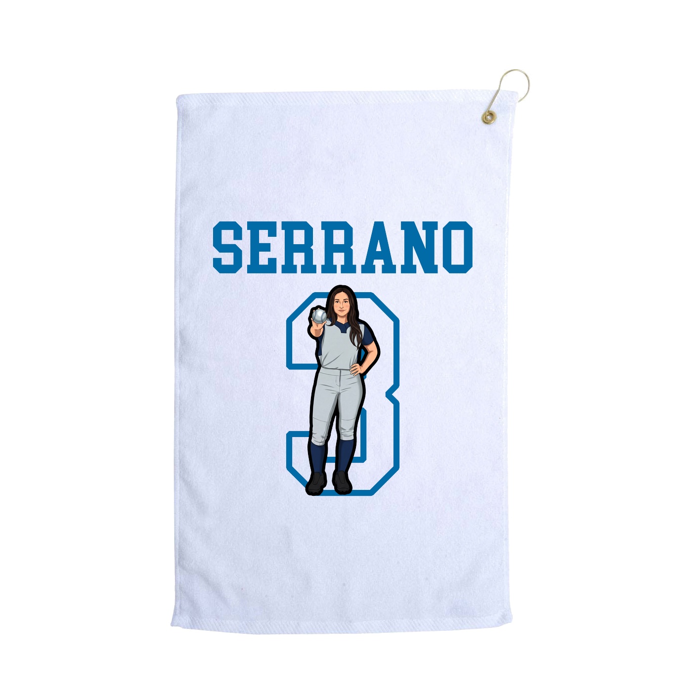Golf Towel — Shirsey in White