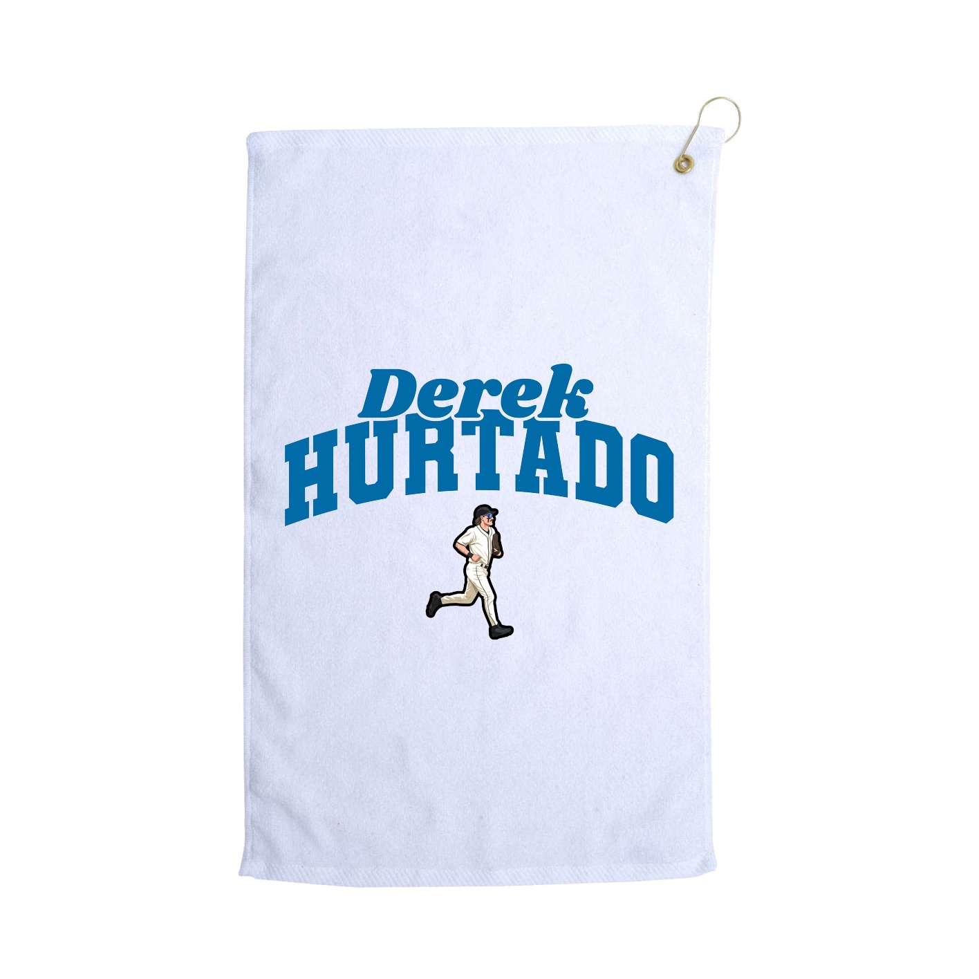 Golf Towel — Signature Arch in White