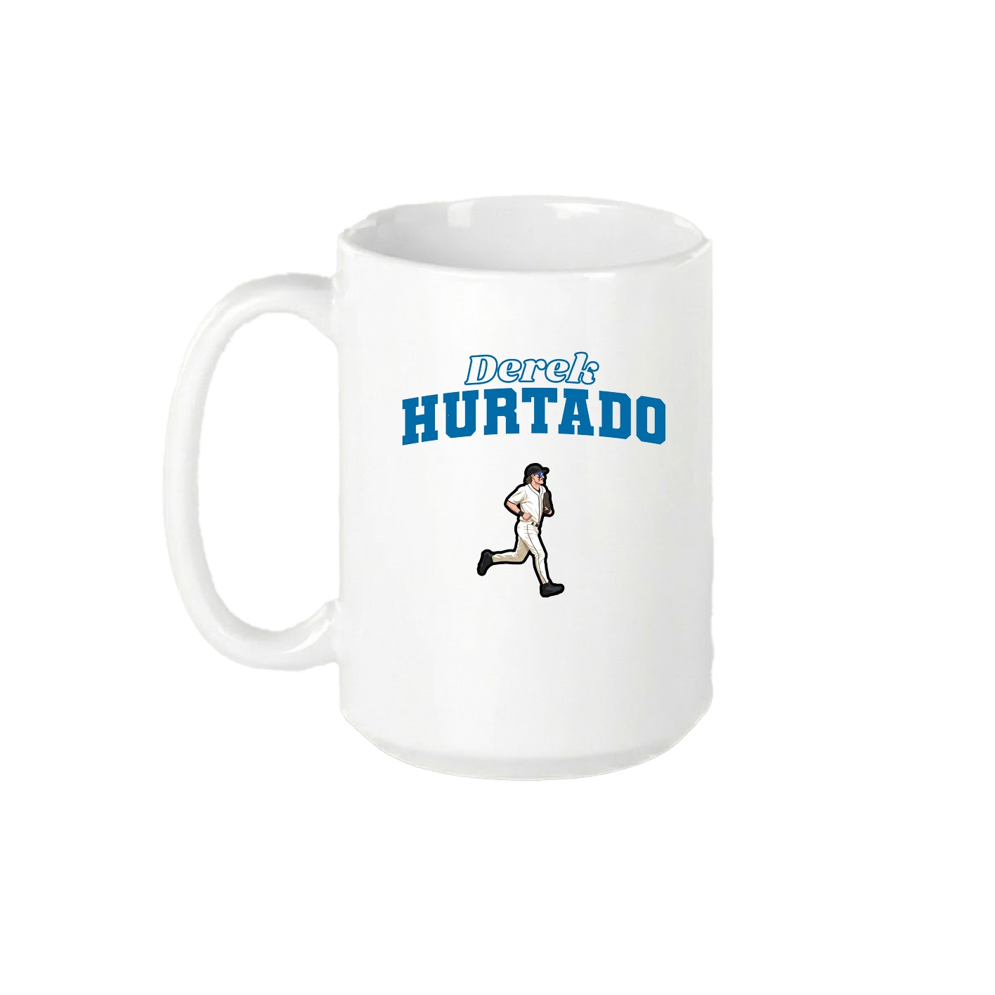 15oz Coffee Mug — Name Arch in White