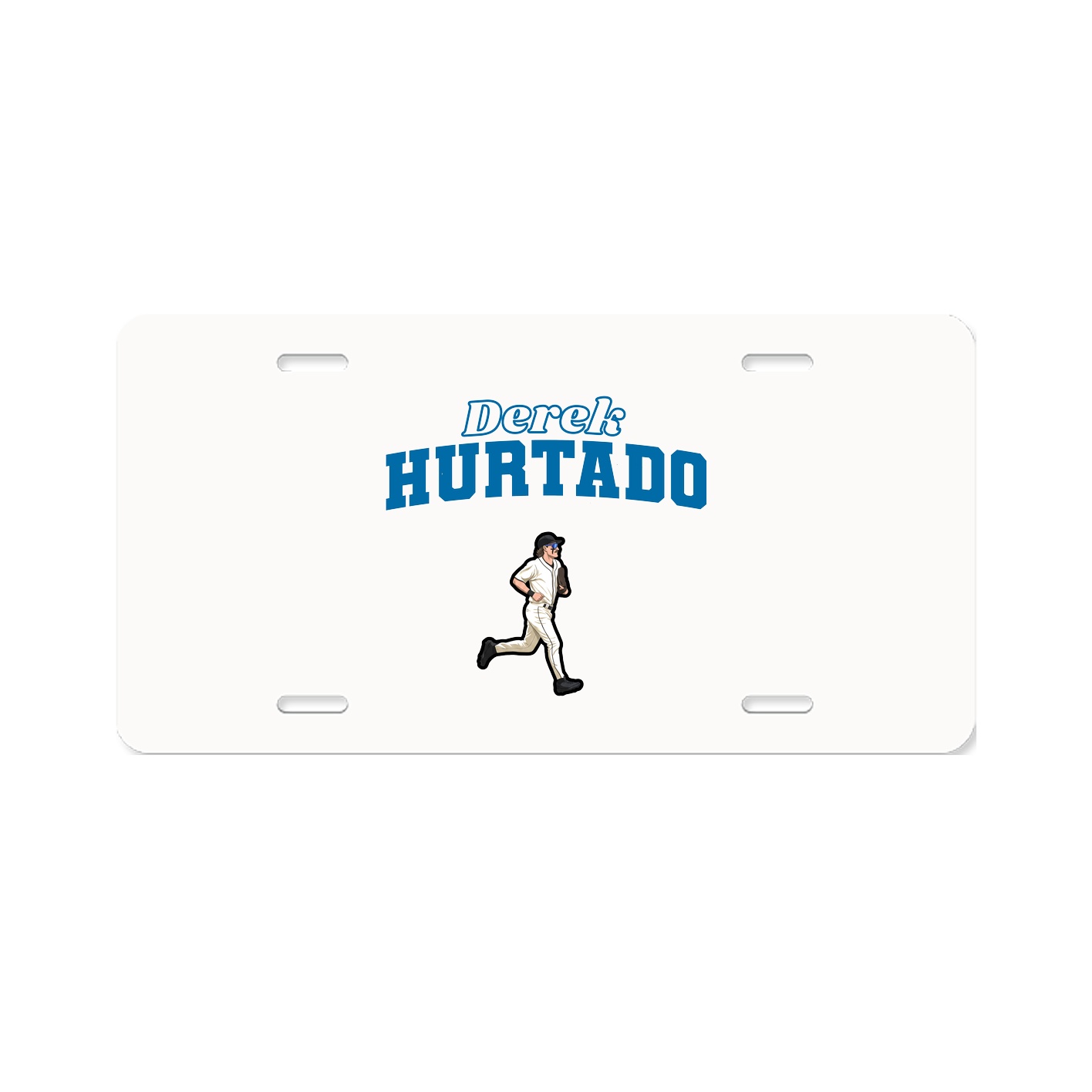 License Plate — Name Arch in Classic