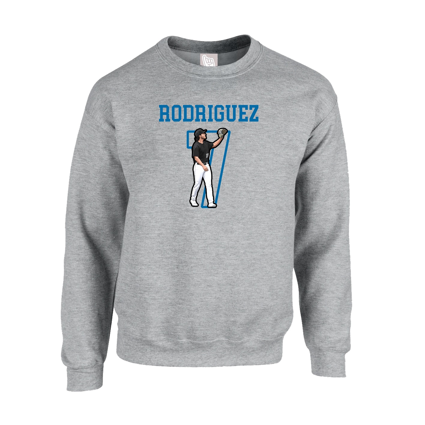 Fleece Crew — Shirsey in Grey