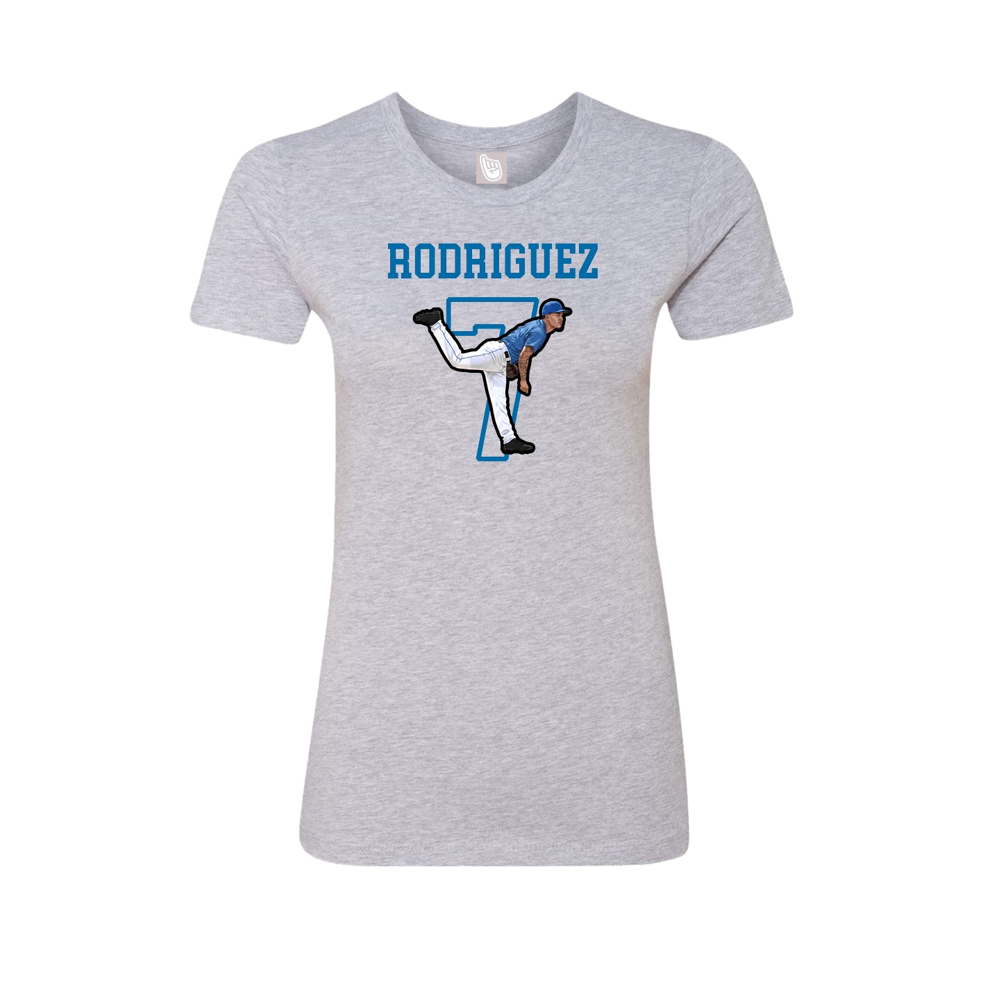 Fitted Women's Tee — Shirsey in Grey