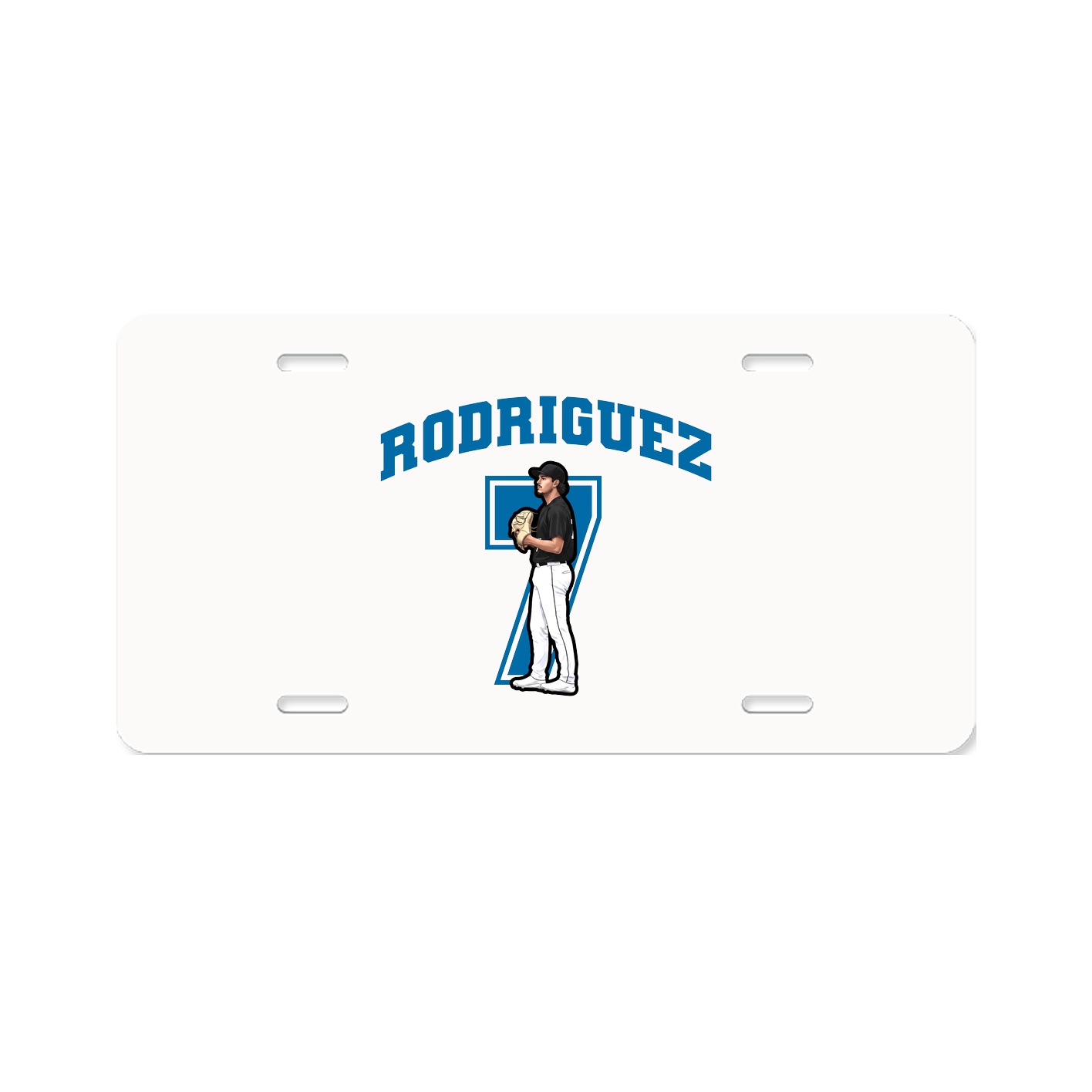 License Plate — Number in Classic