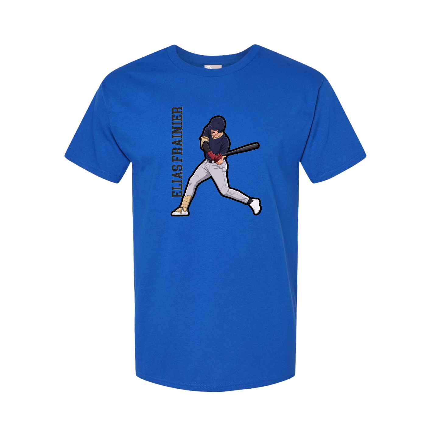 Tee — Name Vertical in Royal