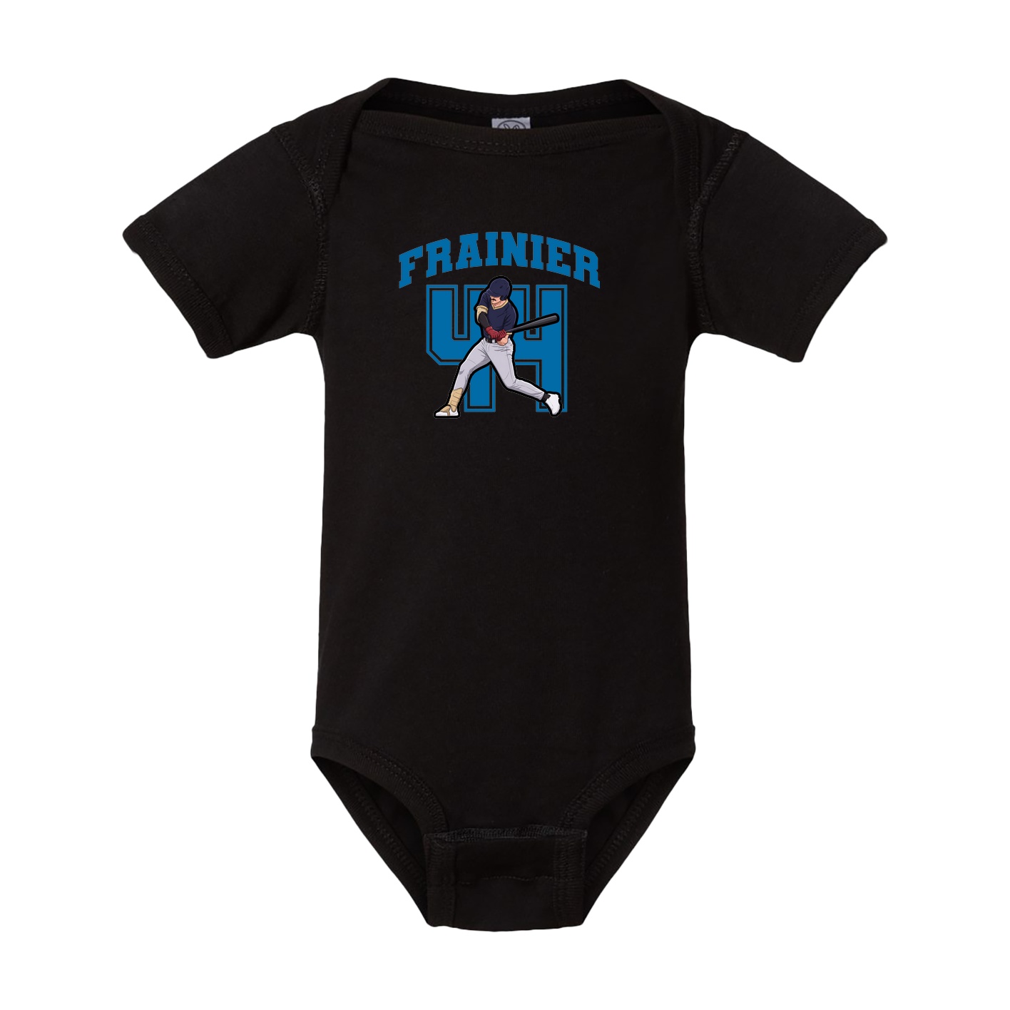 Baby Onesie — Number in Black