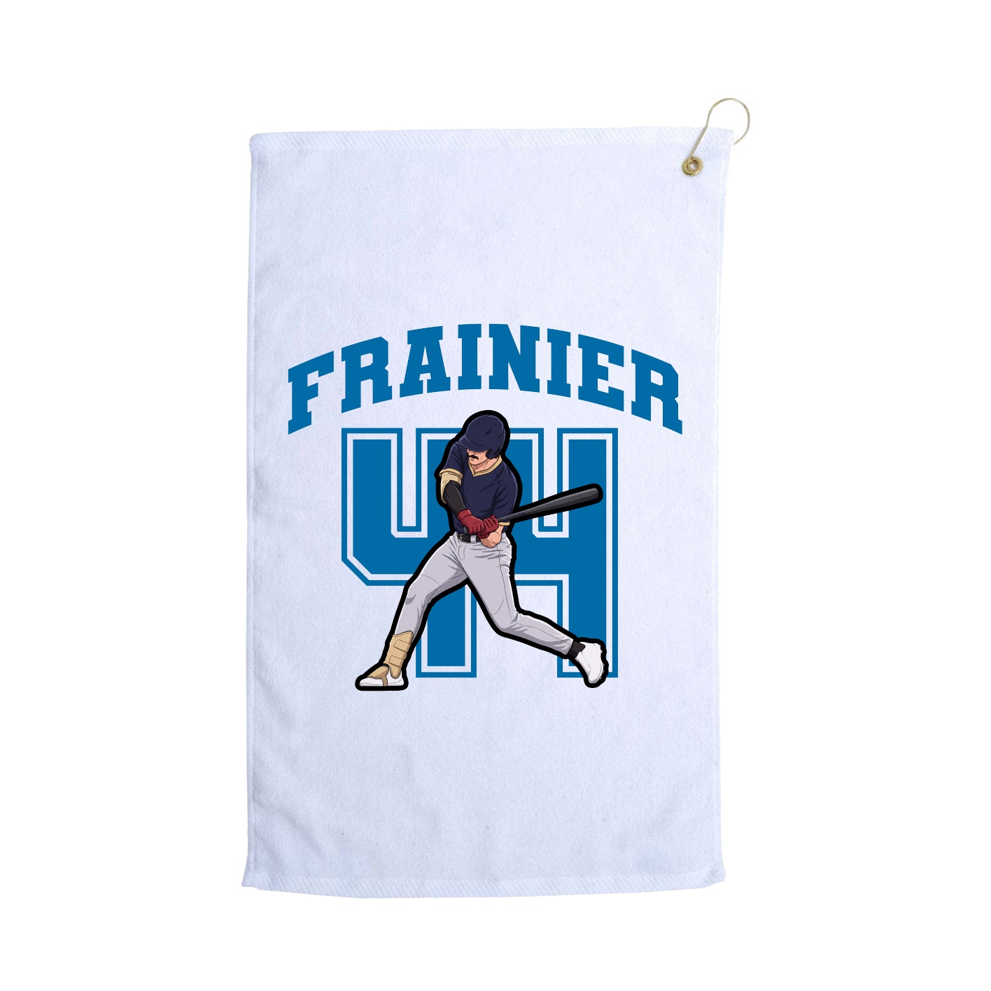 Golf Towel — Number in White