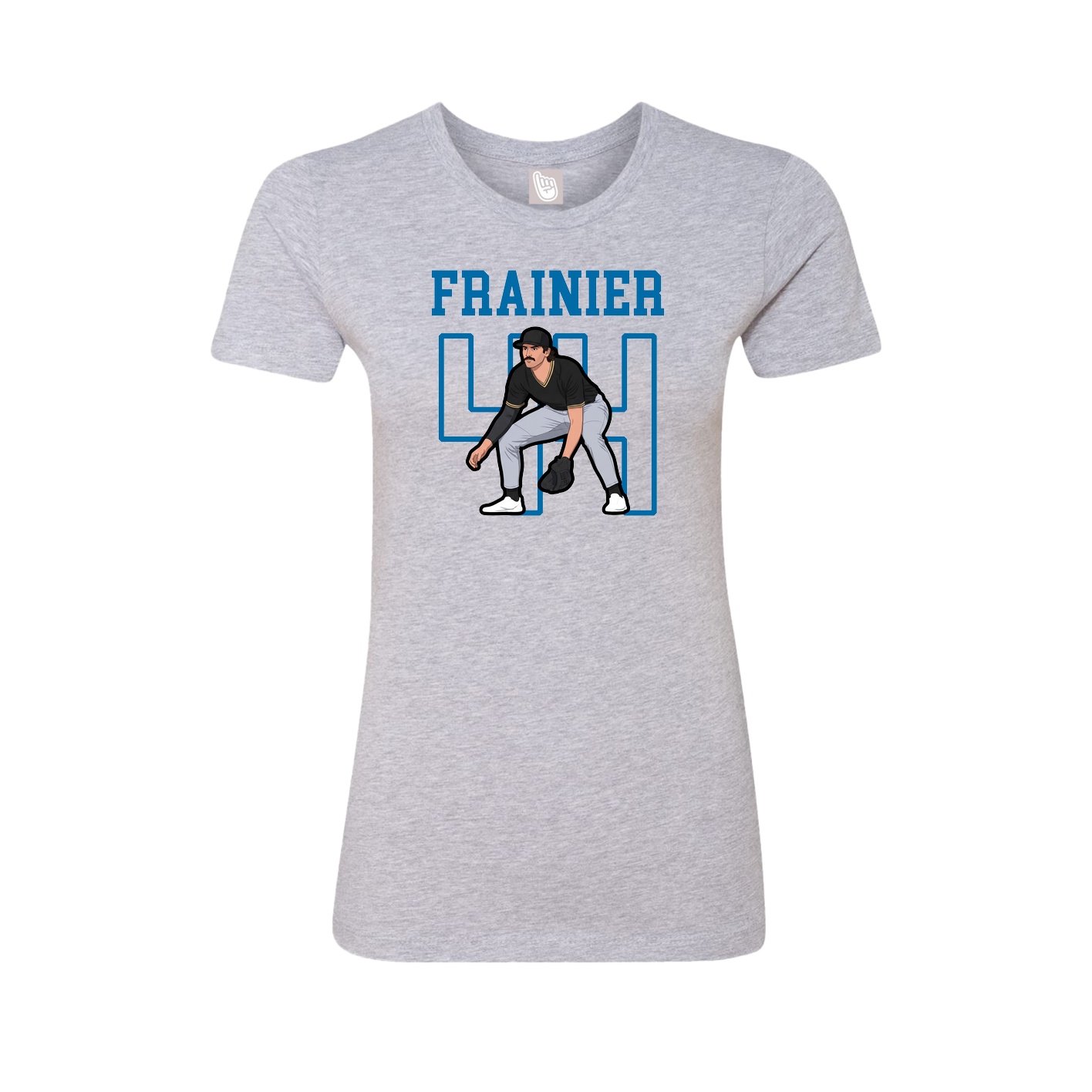Fitted Women's Tee — Shirsey in Grey