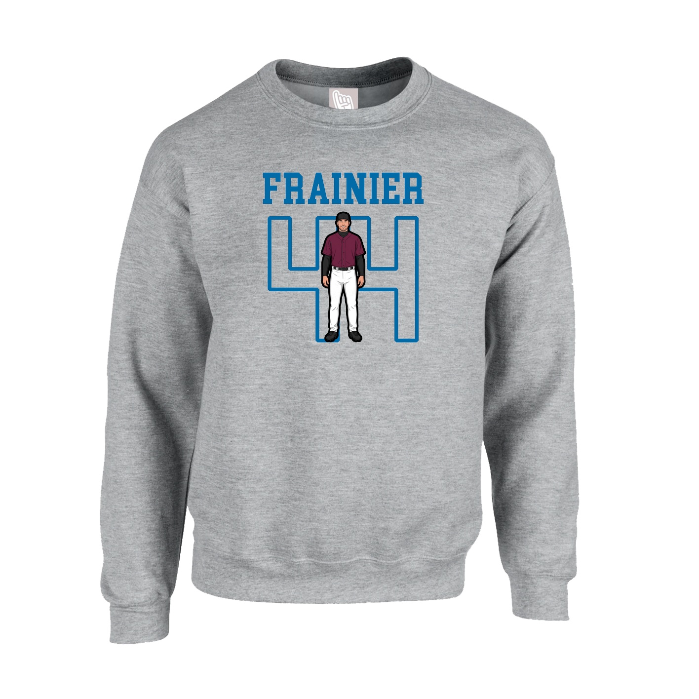 Fleece Crew — Shirsey in Grey