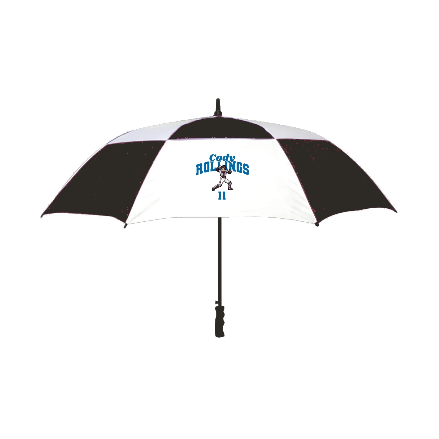 Golf Umbrella — Signature Arch in Black