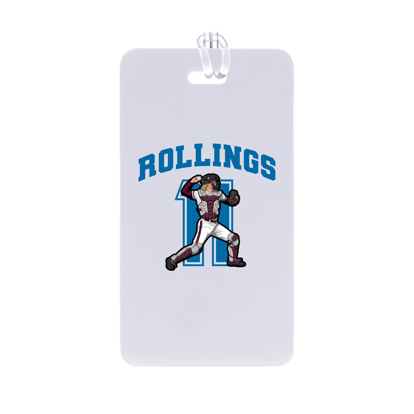 Bag Tag — Number in Classic