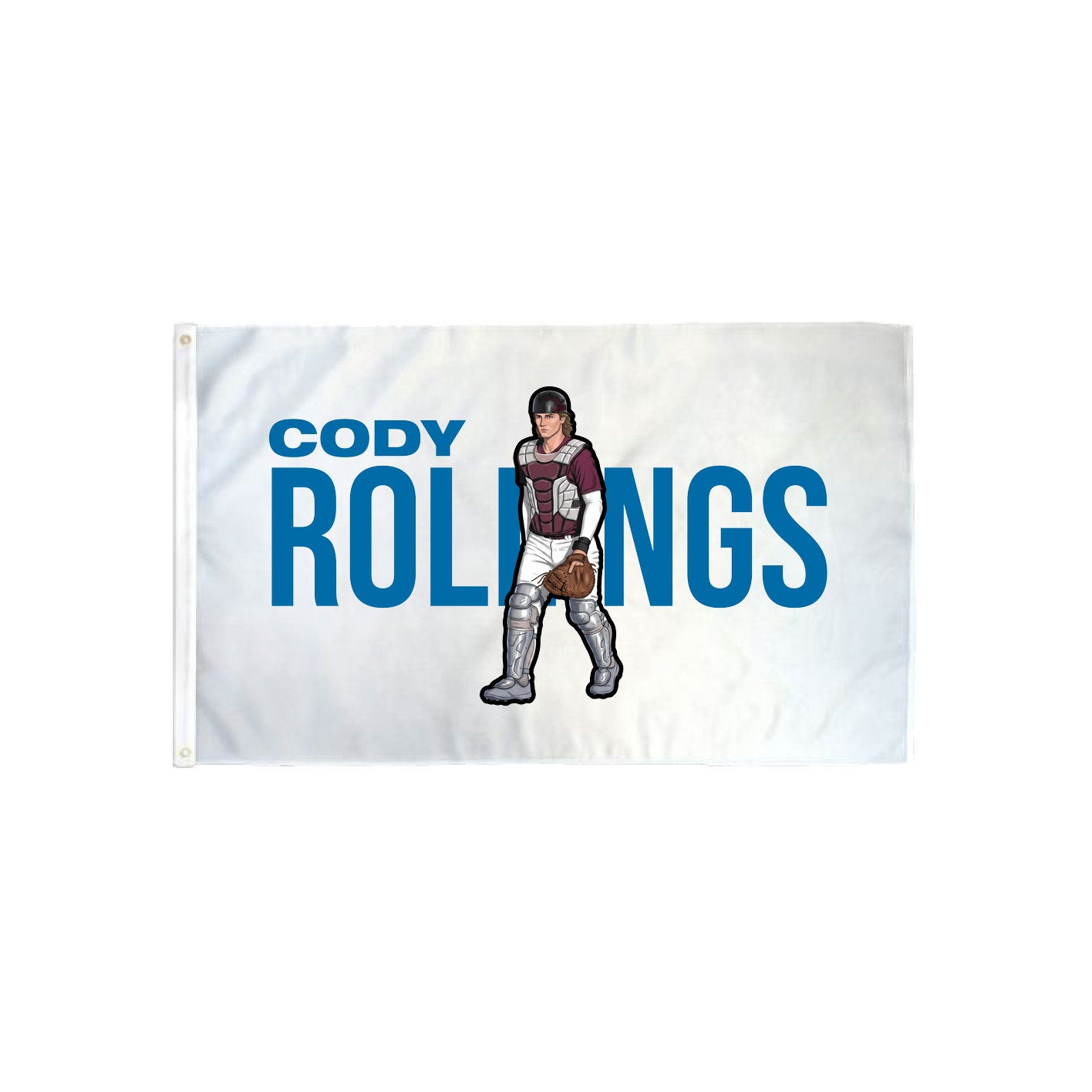 3x5 Flag — Player Name in Classic