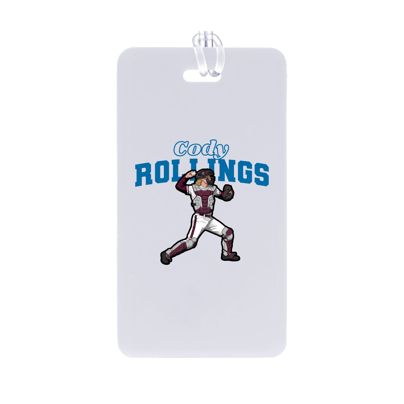 Bag Tag — Name Arch in Classic