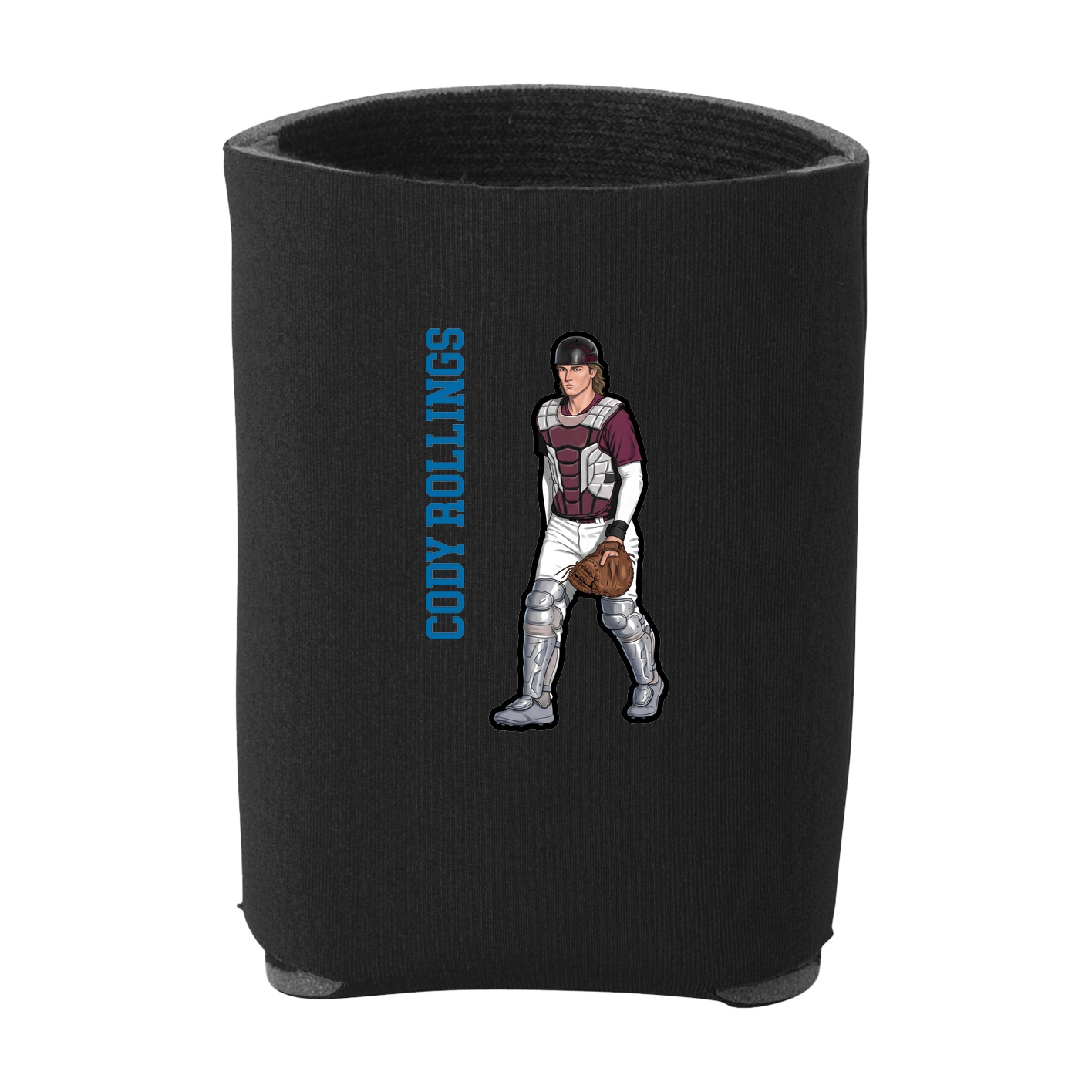Can Holder — Name Vertical in Black