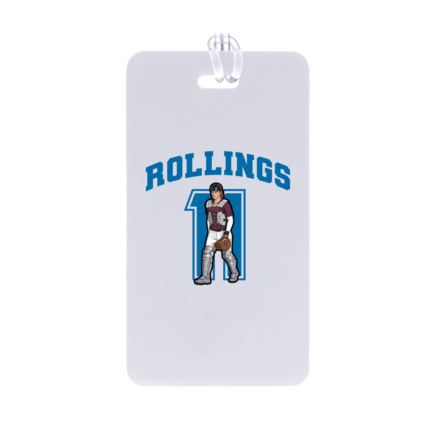 Bag Tag — Number in Classic