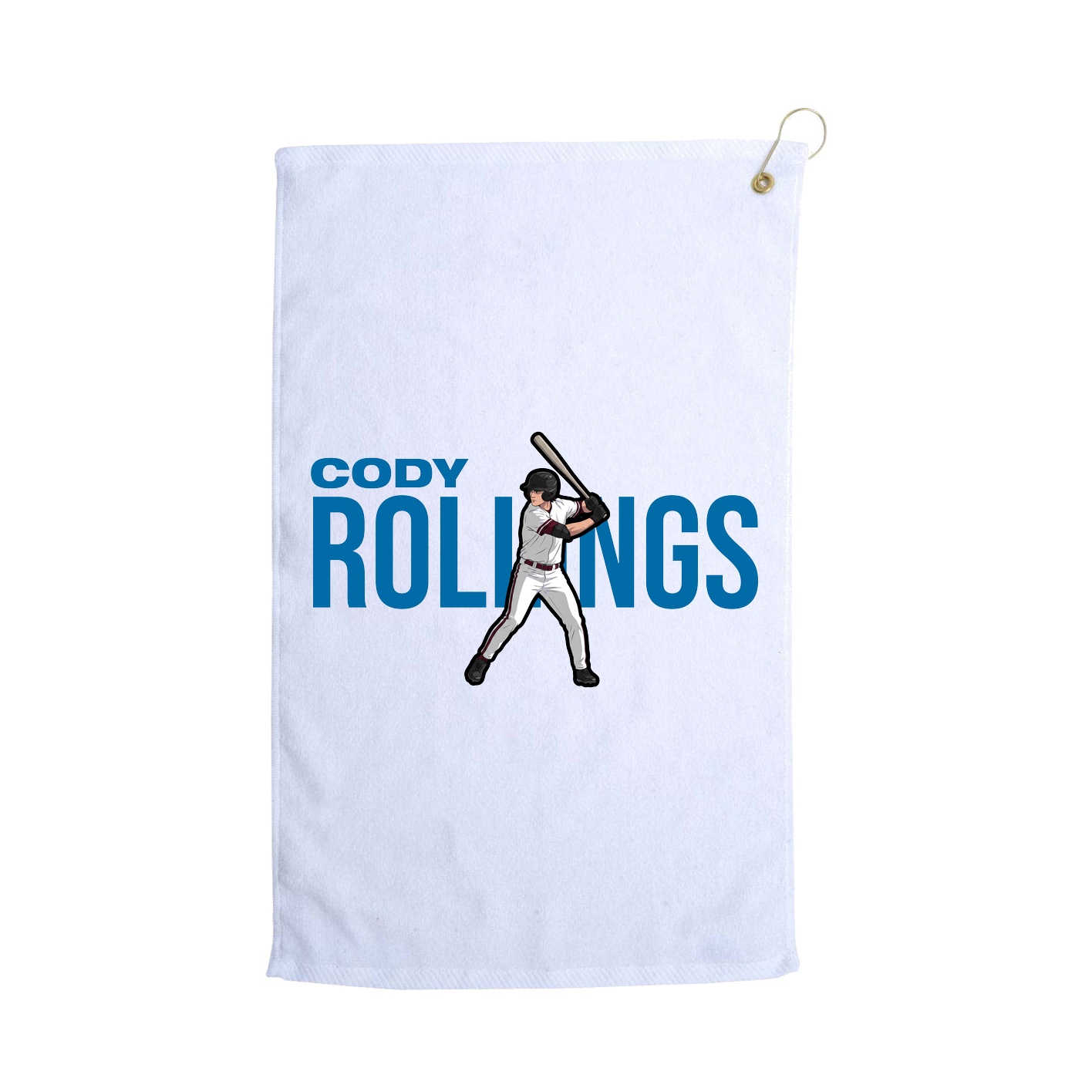 Golf Towel — Player Name in White
