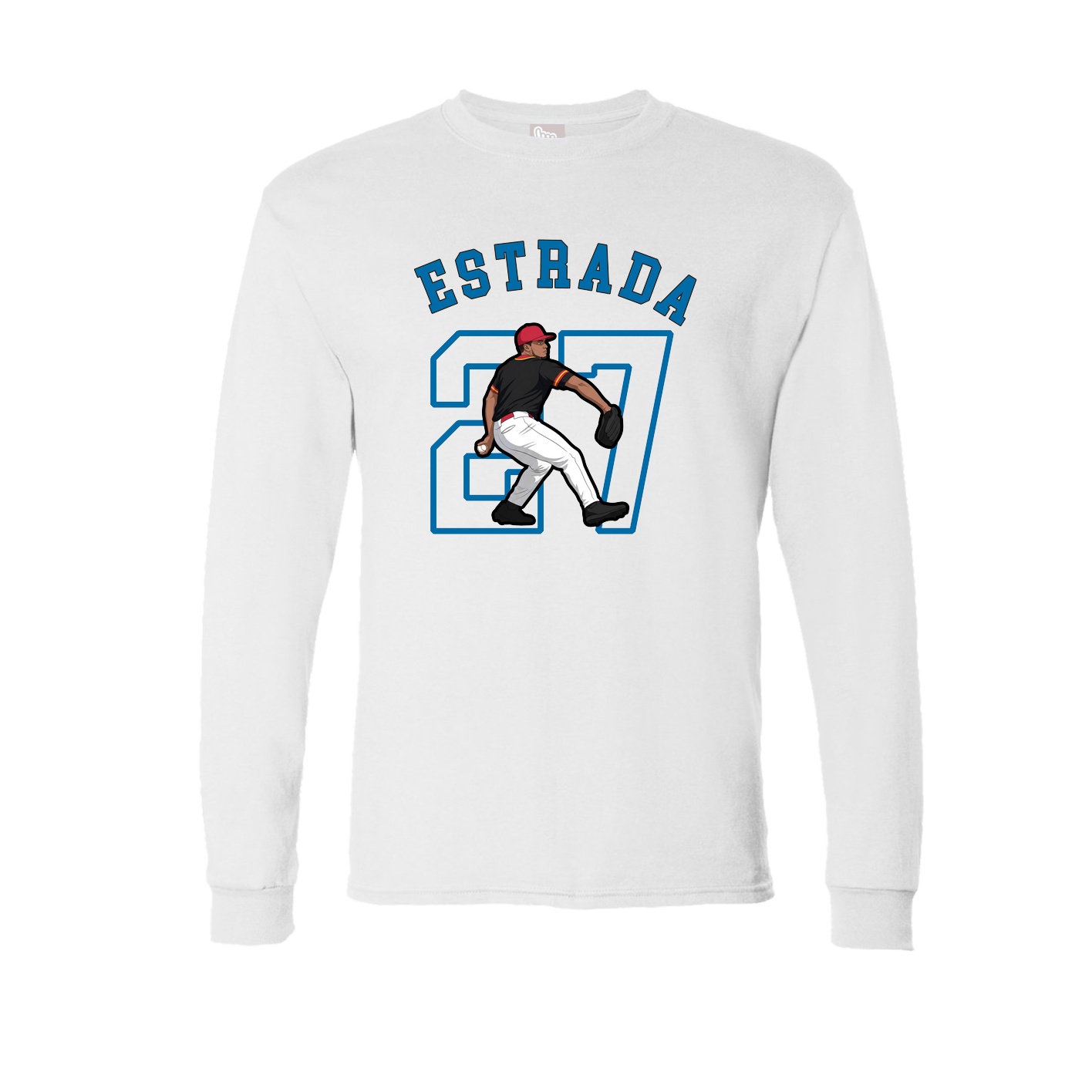 Long Sleeve Tee — Shirsey Arch in White