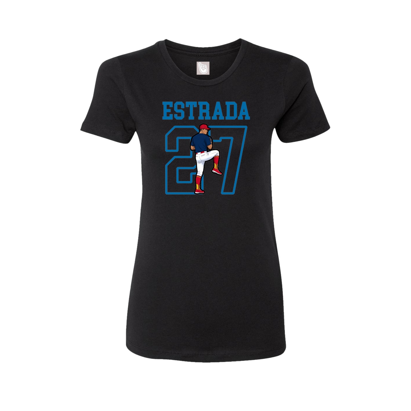 Fitted Women's Tee — Shirsey in Black