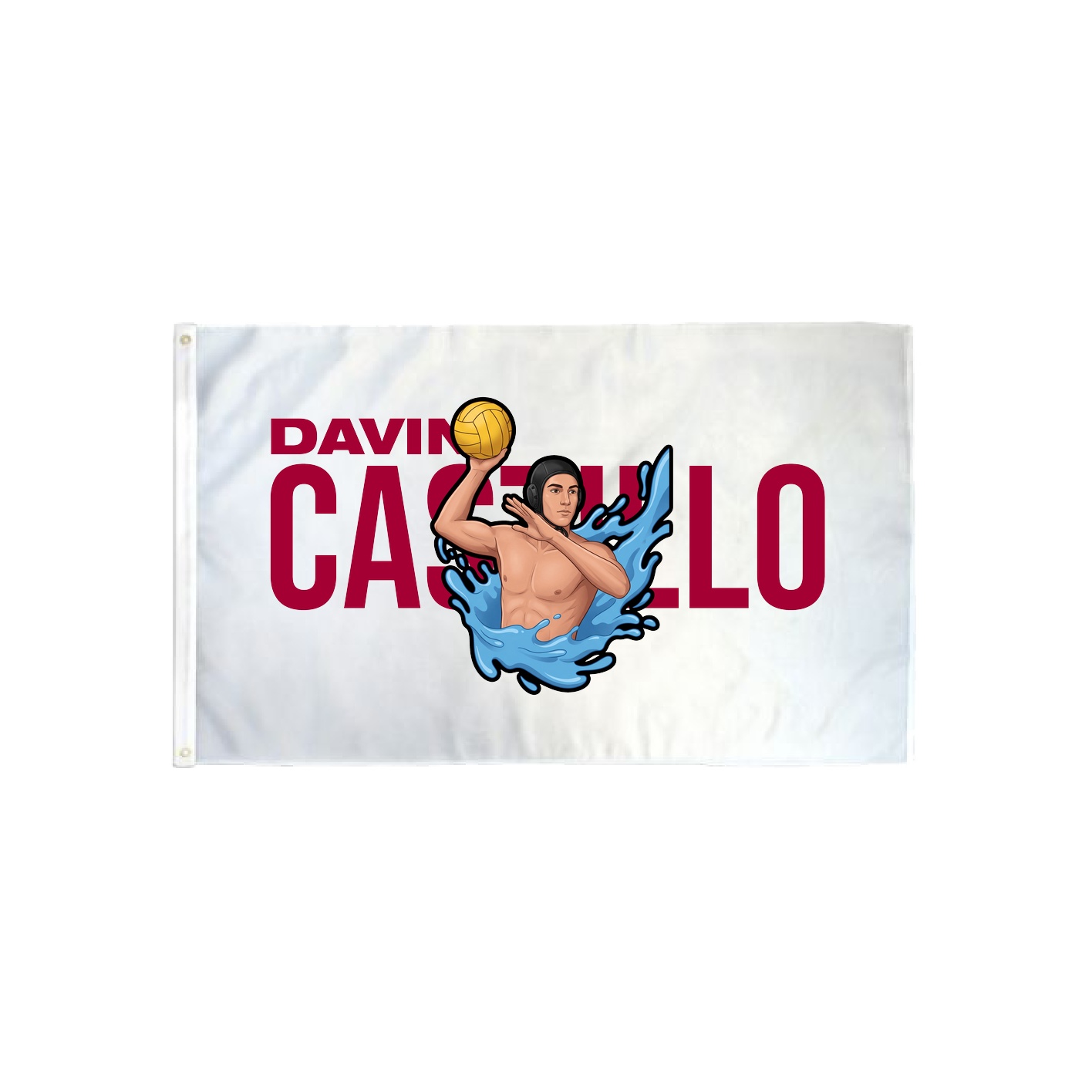 3x5 Flag — Player Name in Classic