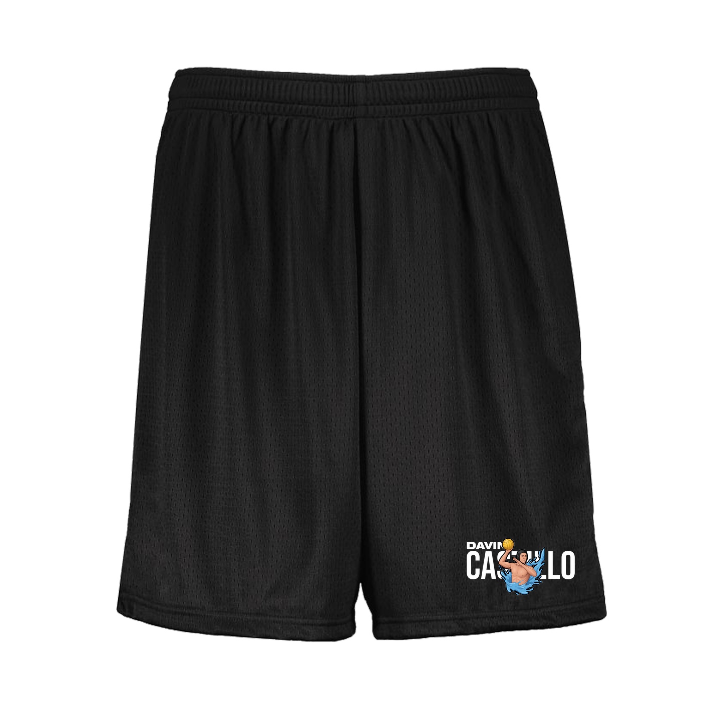 Shorts — Player Name in Black