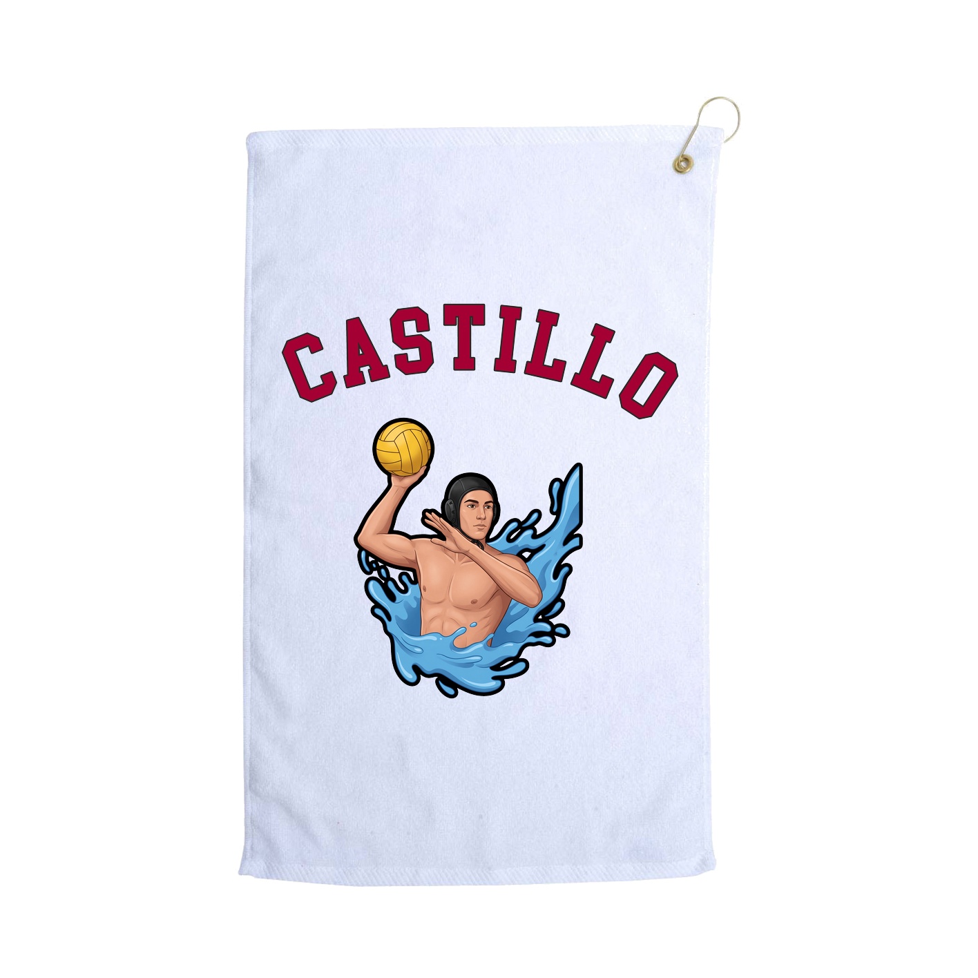 Golf Towel — Shirsey Arch in White