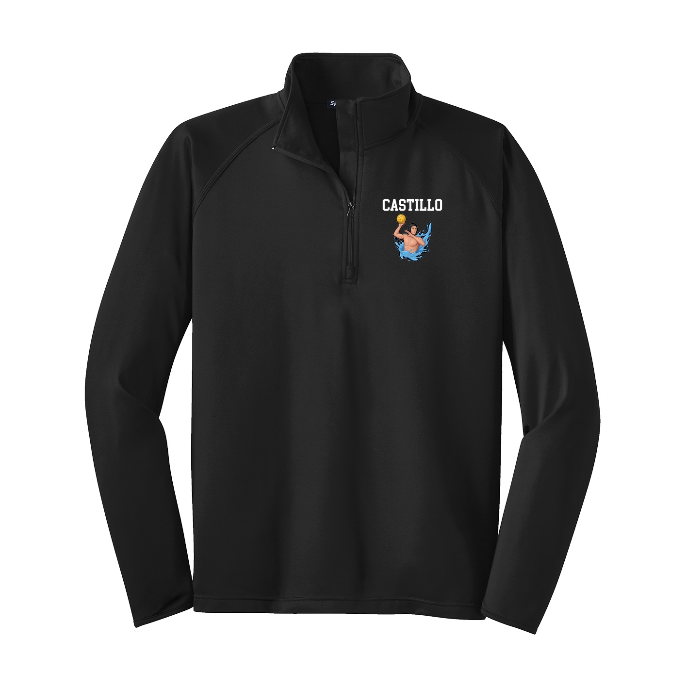 Q-Zip Pullover — Shirsey in Black