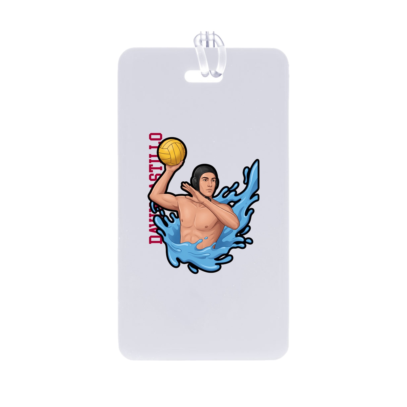 Bag Tag — Name Vertical in Classic